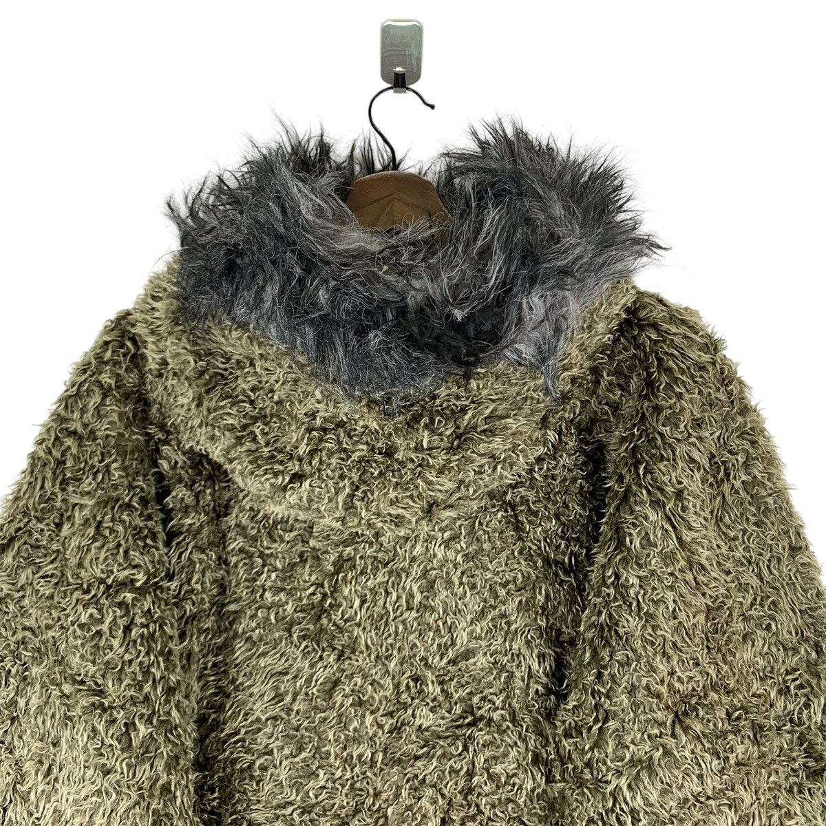 Designer × If Six Was Nine VINTAGE WALLS FUR MINK COLLAR HOODIE JACKET Size US L / EU 52-54 / 3 - 8 Thumbnail