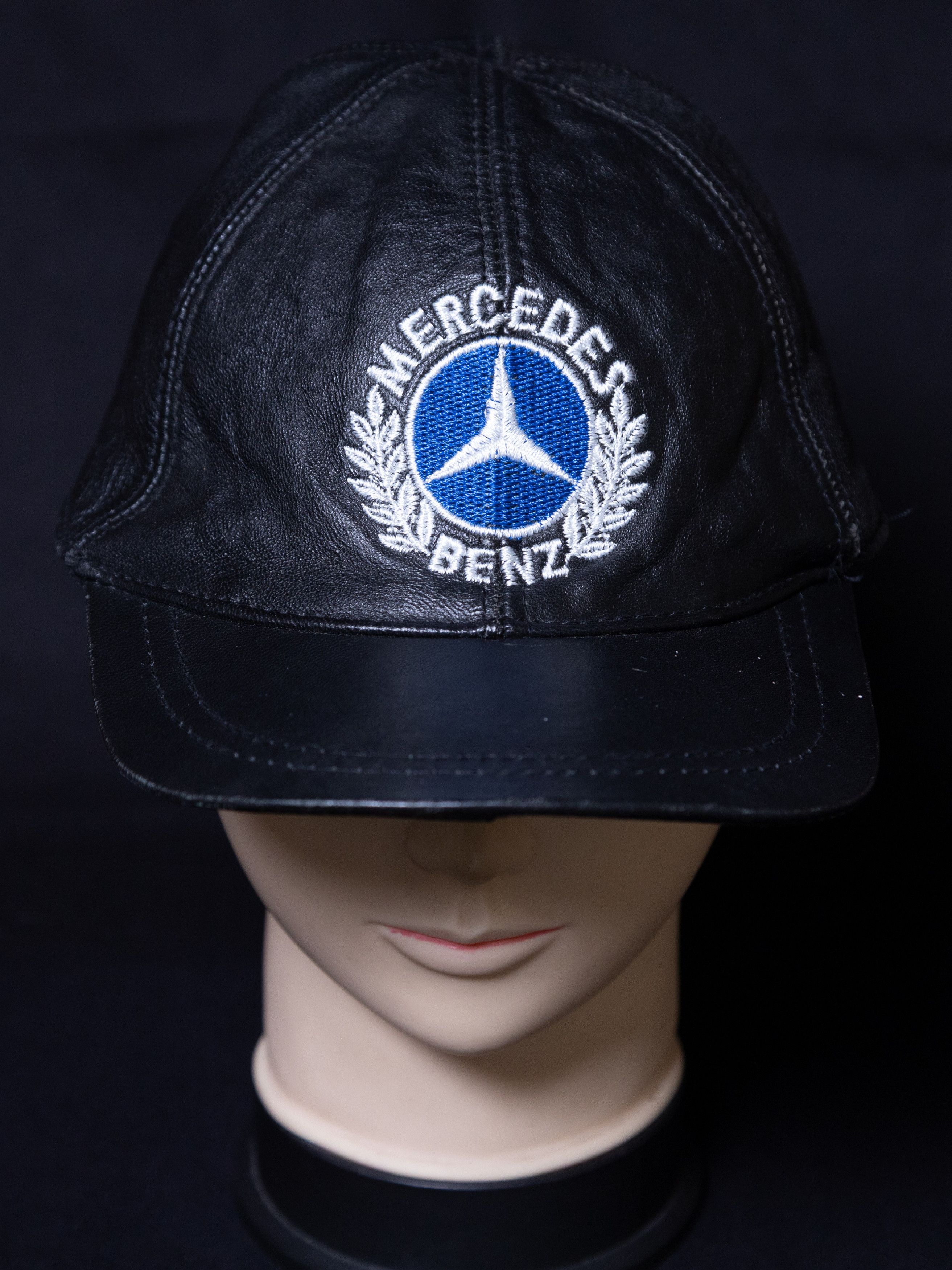 Vintage Vintage Mercedes Benz Leather Racing Cap Hat 90s | Grailed