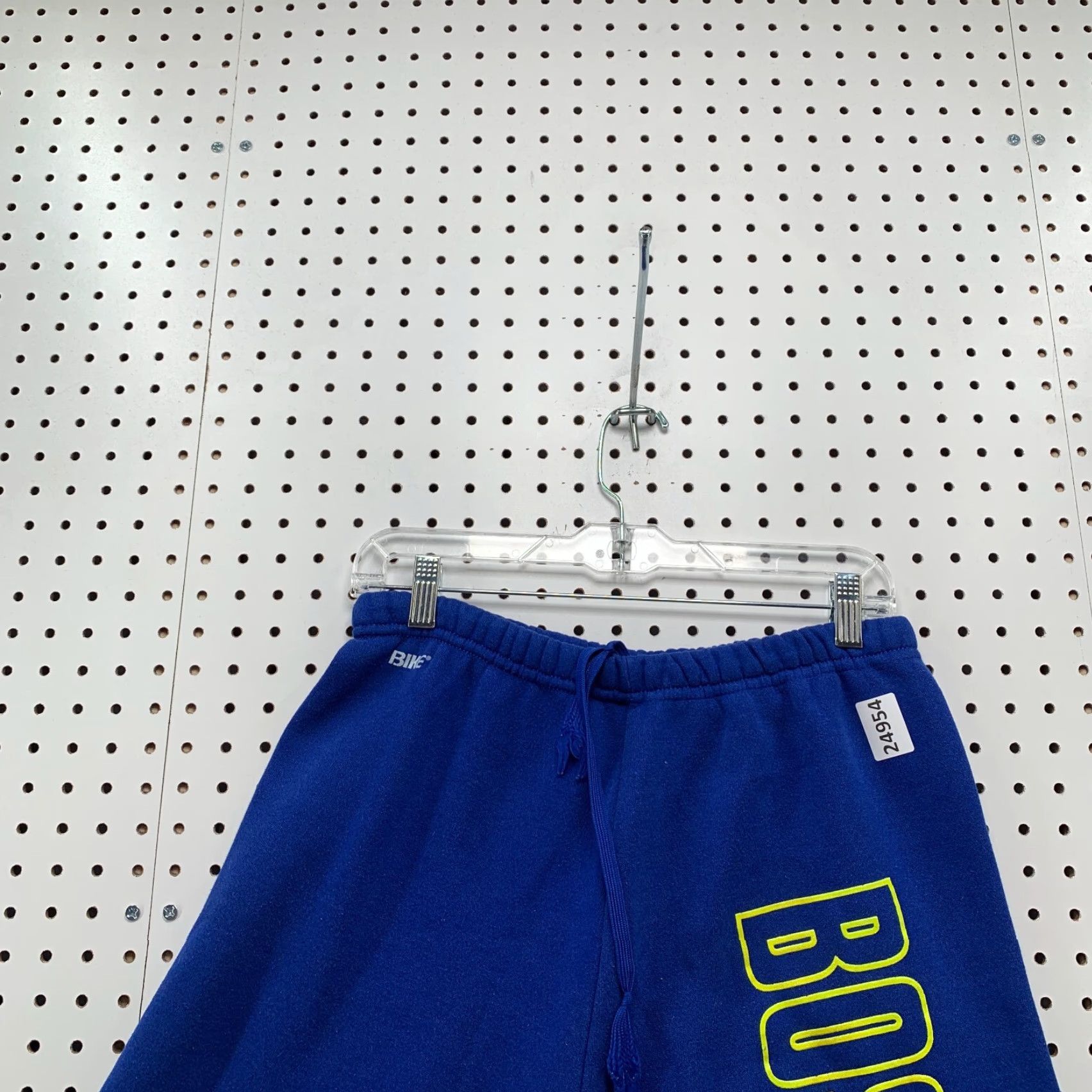 Spell VINTAGE Bike Boston Spell Out Sweat Shorts Royal Blue Adult Medium USA Made 28x8 Men 90s Size US 31 - 2 Thumbnail