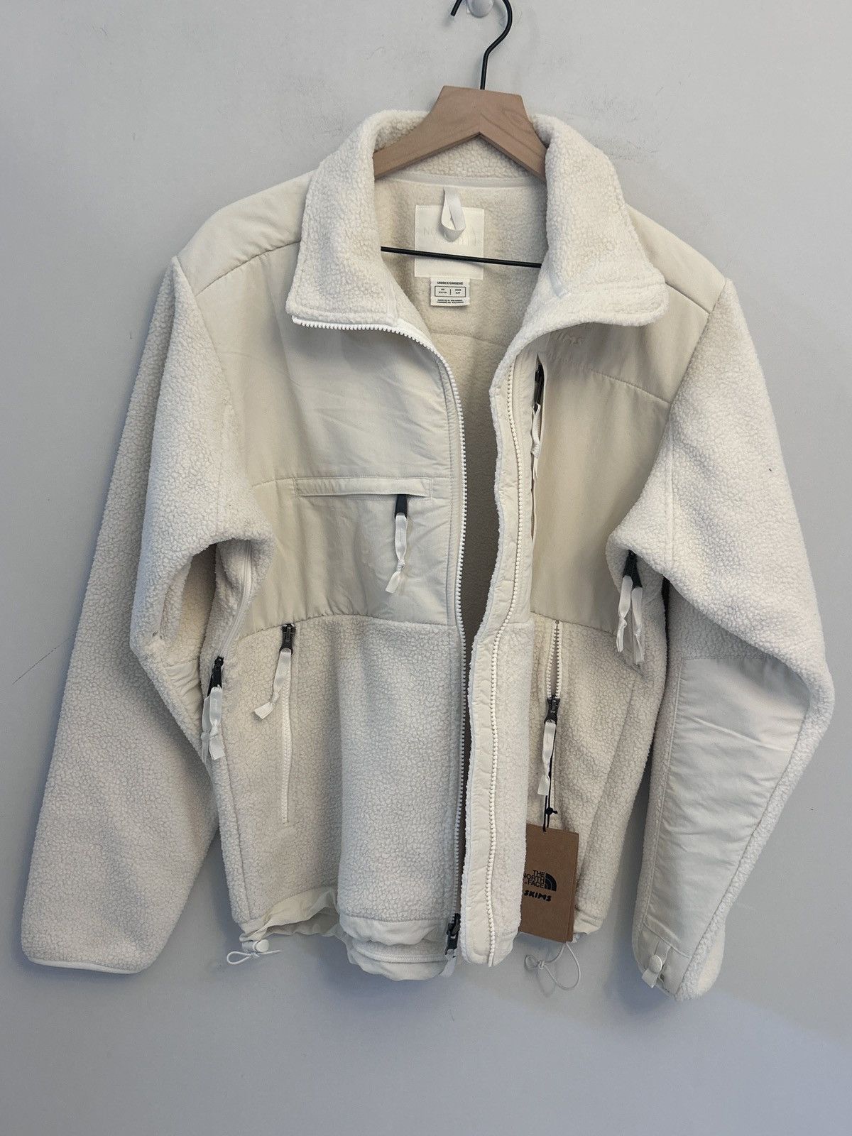 SKIMS The North Face x SKIMS 1995 Denali fleece jacket Bone XS Size XS / US 0-2 / IT 36-38 - 10 Thumbnail