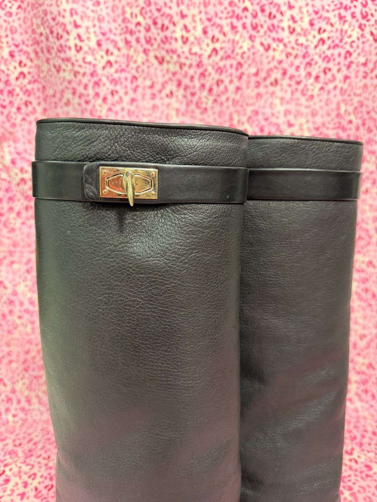 Givenchy 2010s Shark Lock Boots Size US 6 / IT 36 - 2 Thumbnail