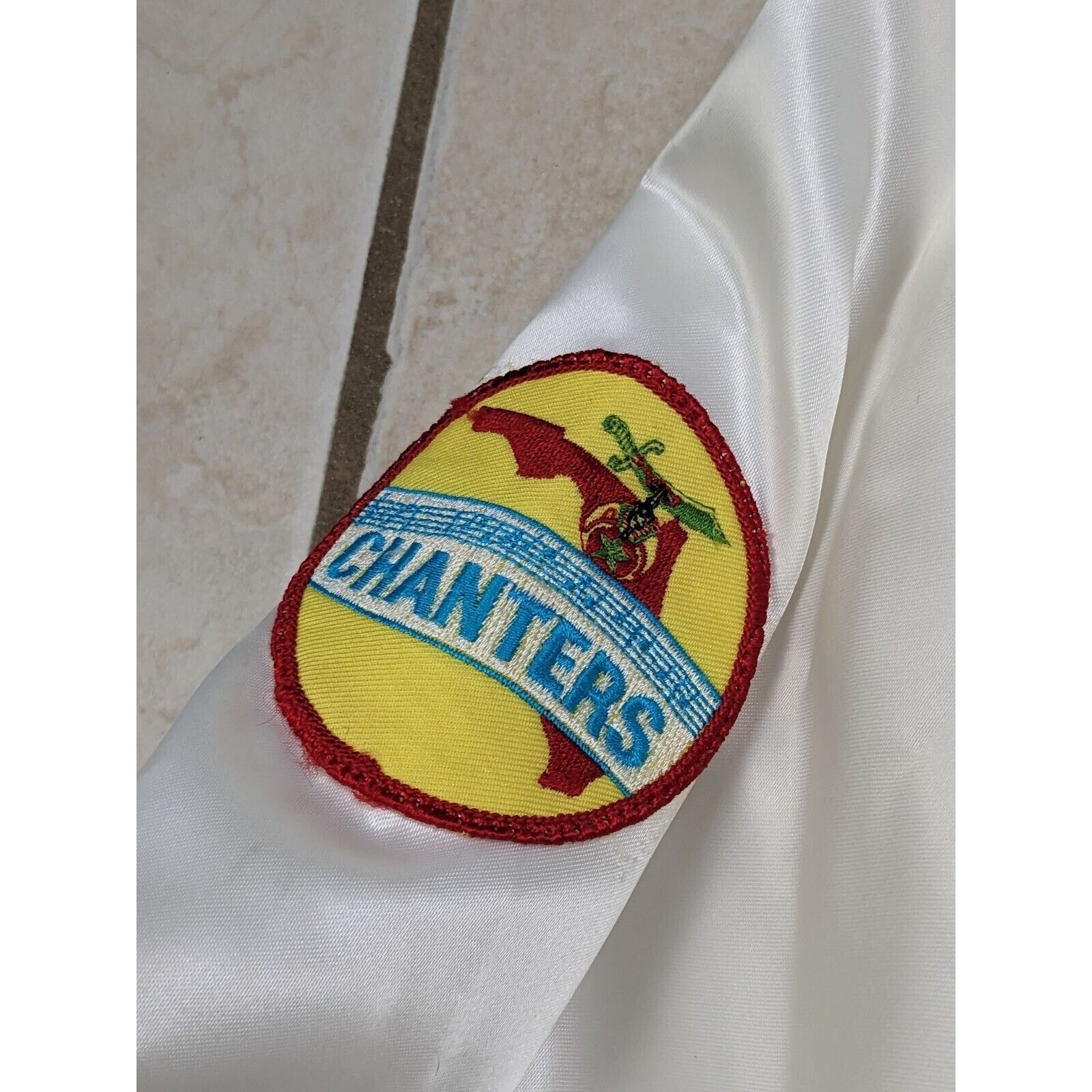 Other Vtg Satin Shriners Jacket Sahib Chanters Sarasota Fl 3XL Size US XXL / EU 58 / 5 - 5 Thumbnail