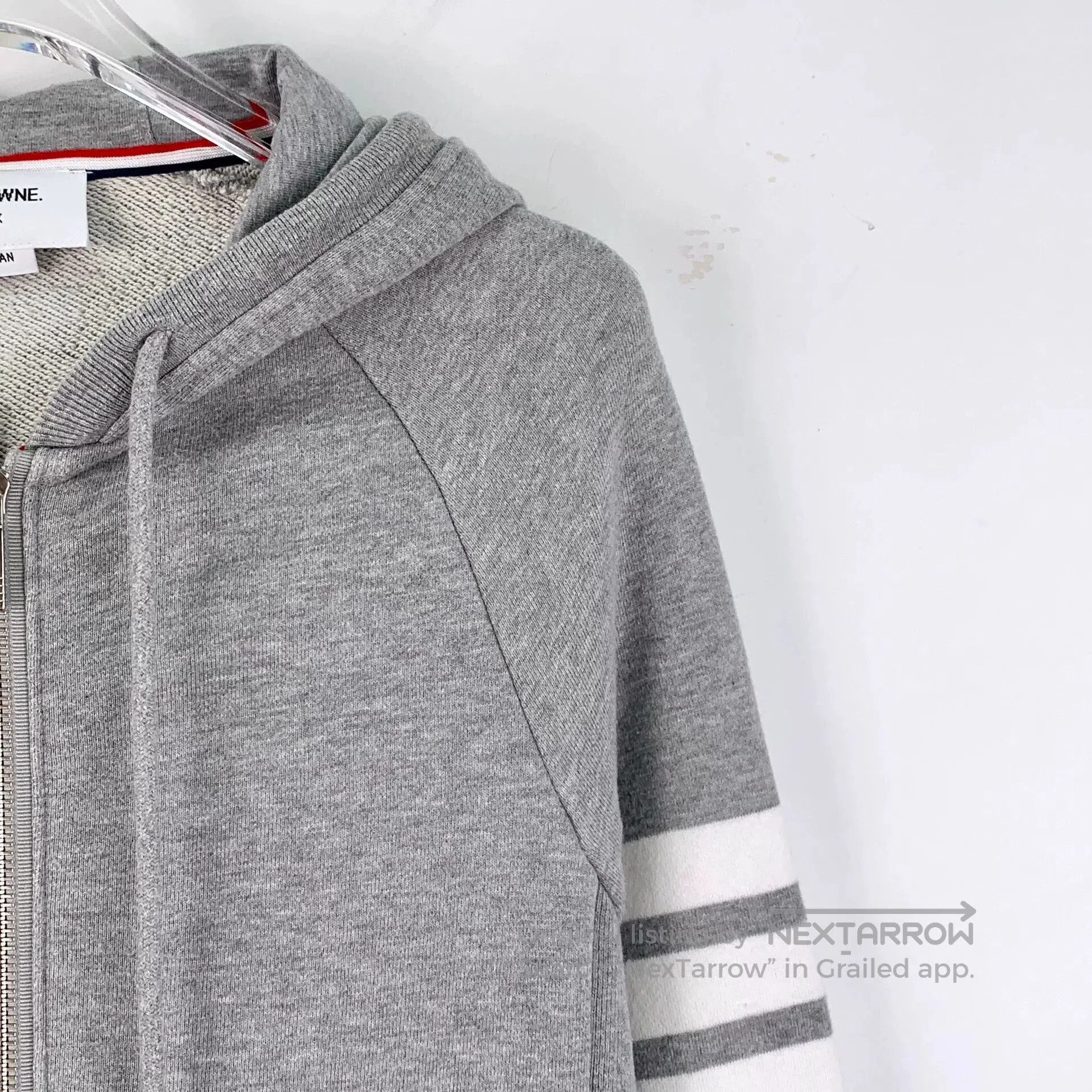 Thom Browne thom browne gray classic hoodie zip. Size US XS / EU 42 / 0 - 3 Thumbnail