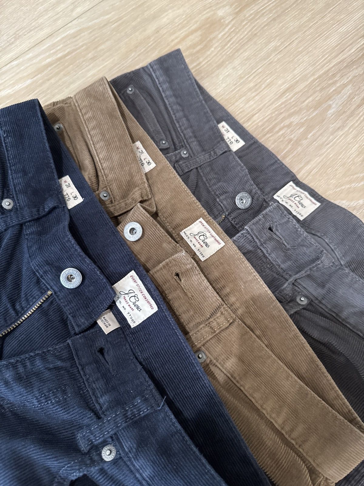 J.Crew Vintage J Crew Corduroy 770 Pants (3 Pack) Size US 31 - 2 Thumbnail