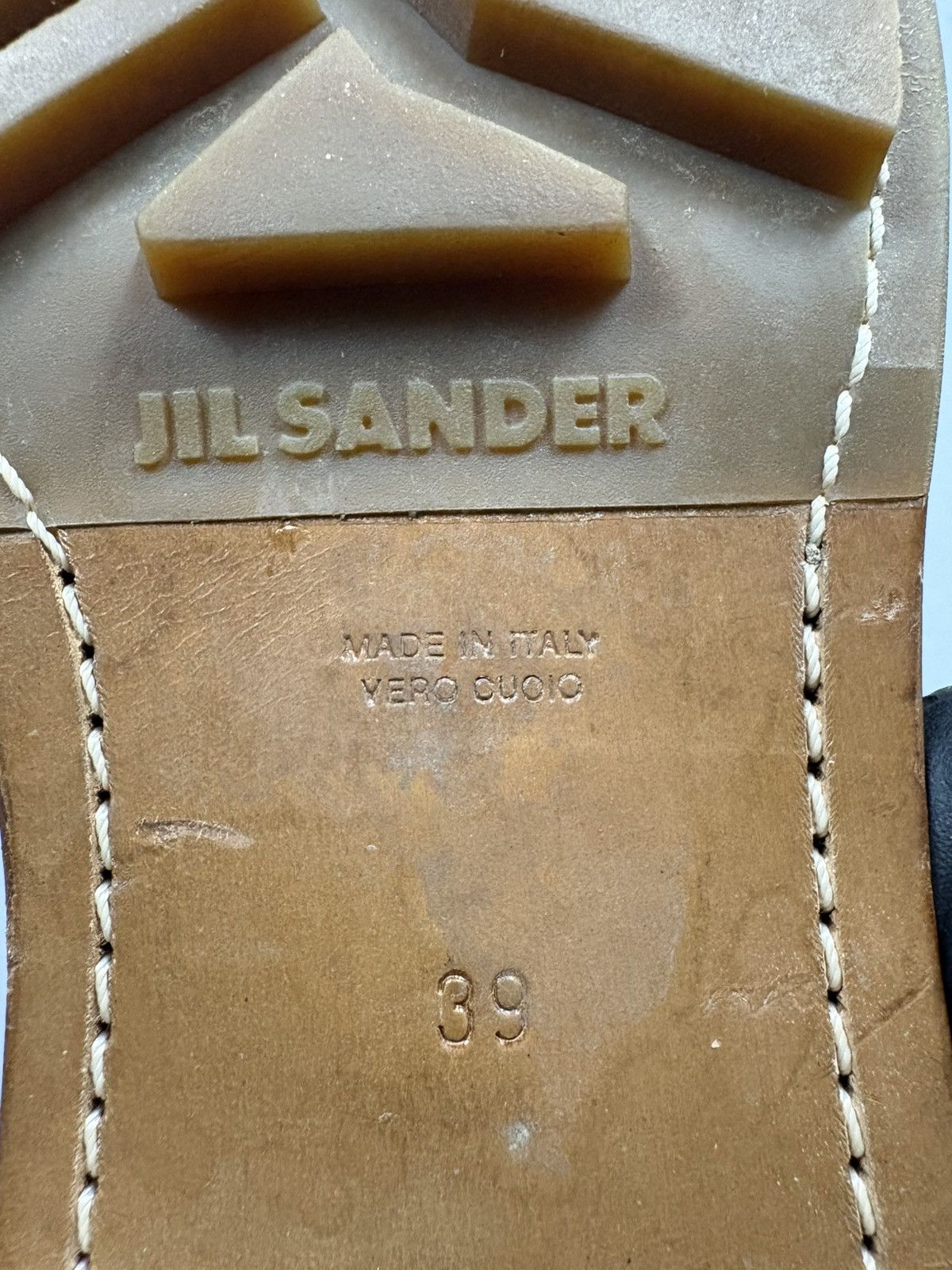 Jil Sander Jil Sander Black Leather Brogue Lug Sole Shoes Size 39 Rare Size US 6 / EU 39 - 15 Thumbnail