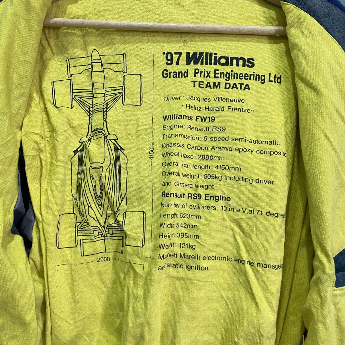 Formula 1 Vintage Williams Renault F1 World Champions Suede Bomber Size US M / EU 48-50 / 2 - 14 Thumbnail