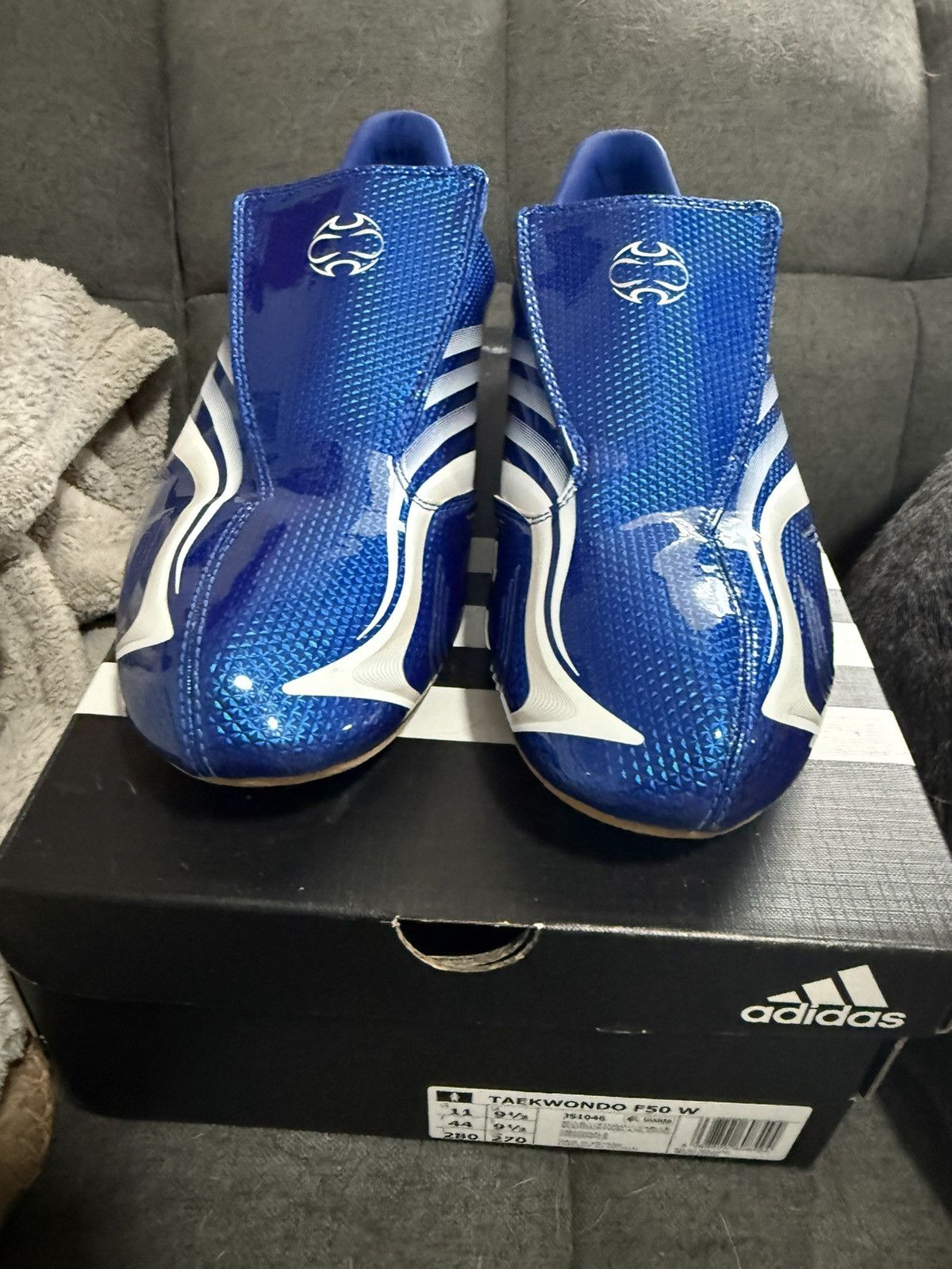 Adidas Adidas F50 taekwondo blue Size US 10 / EU 43 - 6 Thumbnail