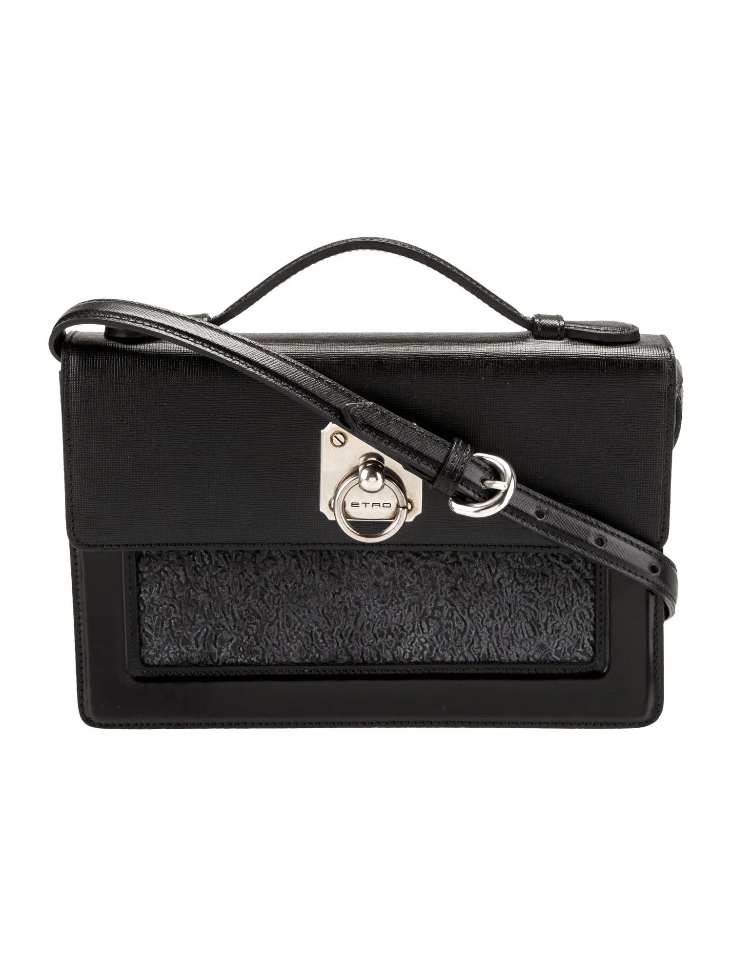 Etro Leather O-Ring Handle Bag Size ONE SIZE - 1 Thumbnail