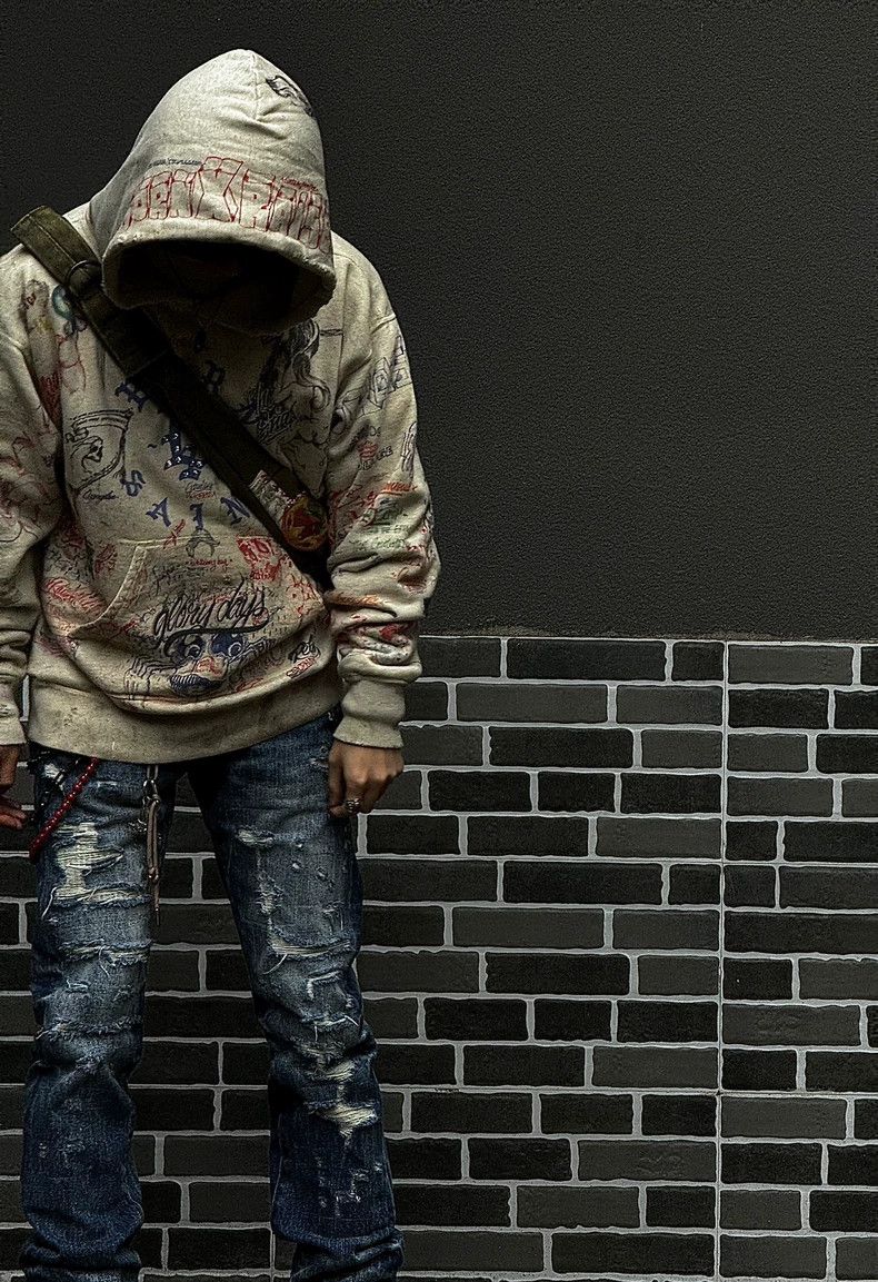Saint Michael Saint Michael Make old graffiti hoodies Size US L / EU 52-54 / 3 - 2 Thumbnail