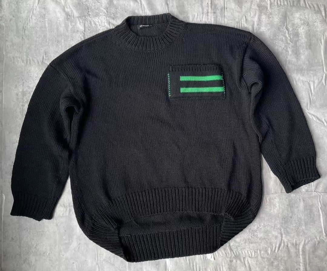 Raf Simons Raf Simons 17AW Striped Sweater-2505 Size US M / EU 48-50 / 2 - 1 Thumbnail