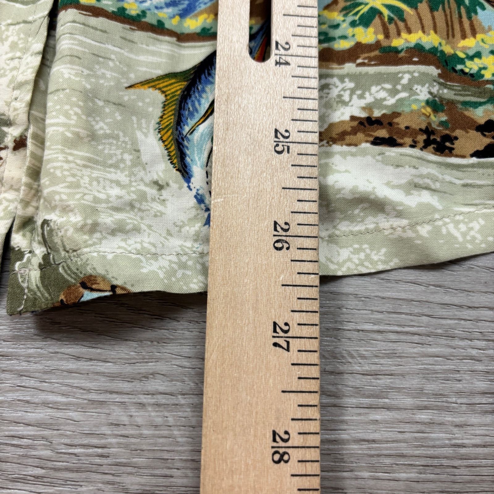 Reyn Spooner × Vintage Vintage Reyn Spooner Hawaiian Palm Tree Fish Shirt Men's S Size US S / EU 44-46 / 1 - 6 Thumbnail