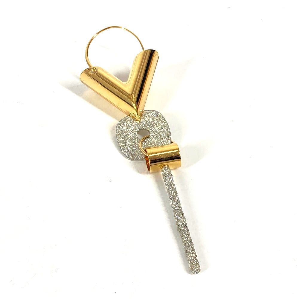 Louis Vuitton Louis Vuitton M00242 Single Earring Essential V Strass Accessories Rhinestone Earrings Metal Unisex Gold Size ONE SIZE - 1 Thumbnail