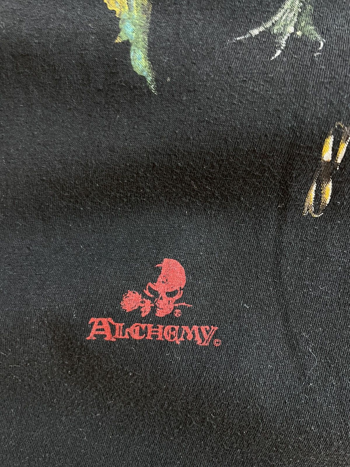 Band Tees × Vintage VERY RARE 1991 Alchemy Scarface Gothic Metal T-Shirt Japan Size US XL / EU 56 / 4 - 5 Thumbnail