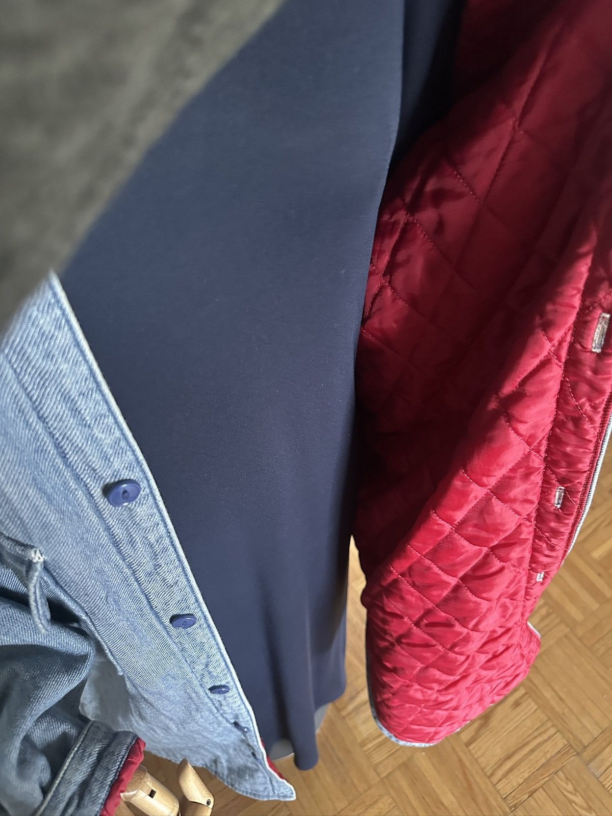 Kapital KAPITAL 18AW Double-Weave Denim & Quilted Shirt Coat, Unisex Size US S / EU 44-46 / 1 - 9 Thumbnail
