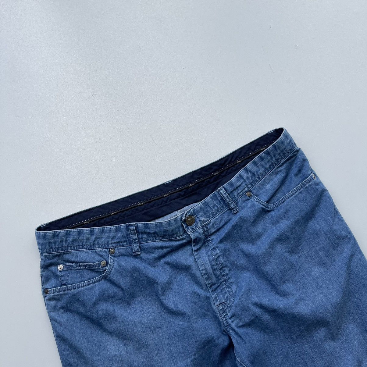 Brioni Brioni Meribel Trousers Regular Fit Denim Jeans Blue Size US 38 / EU 54 - 2 Thumbnail