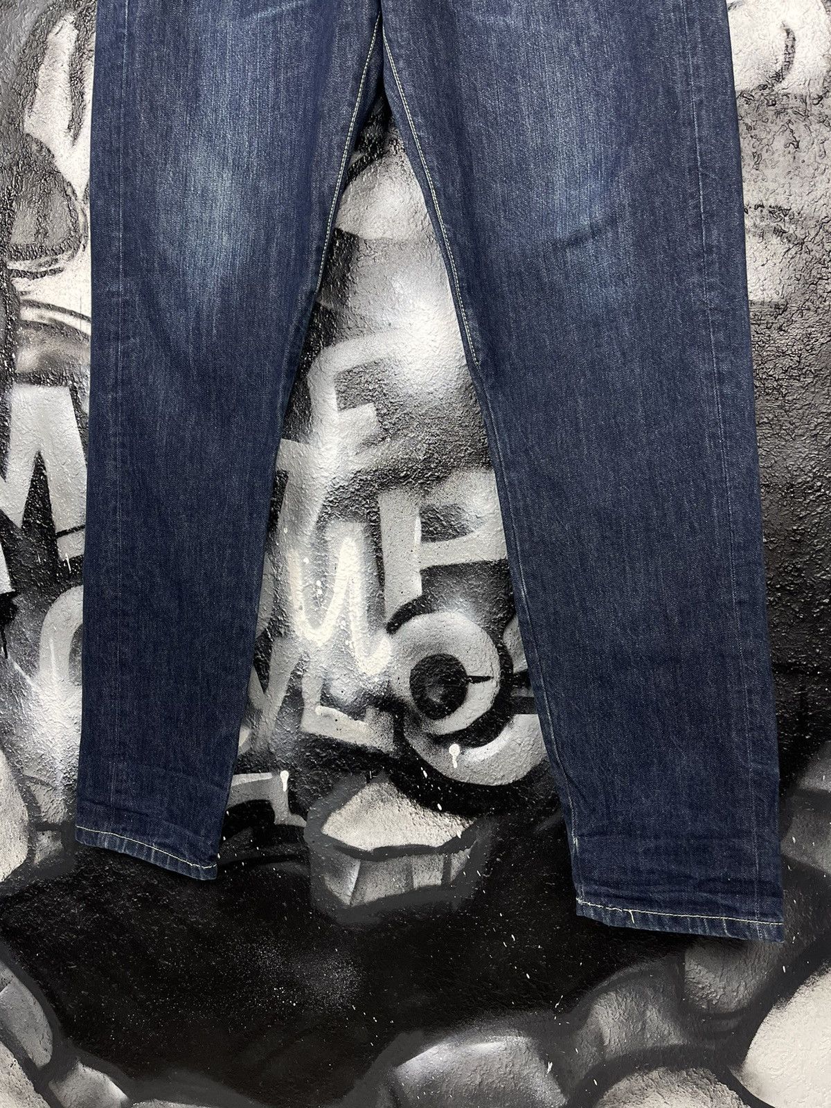 Christian Audigier Ed Hardy by Christian Audigier Vintage Skull Logo Jeans Size US 33 - 5 Thumbnail