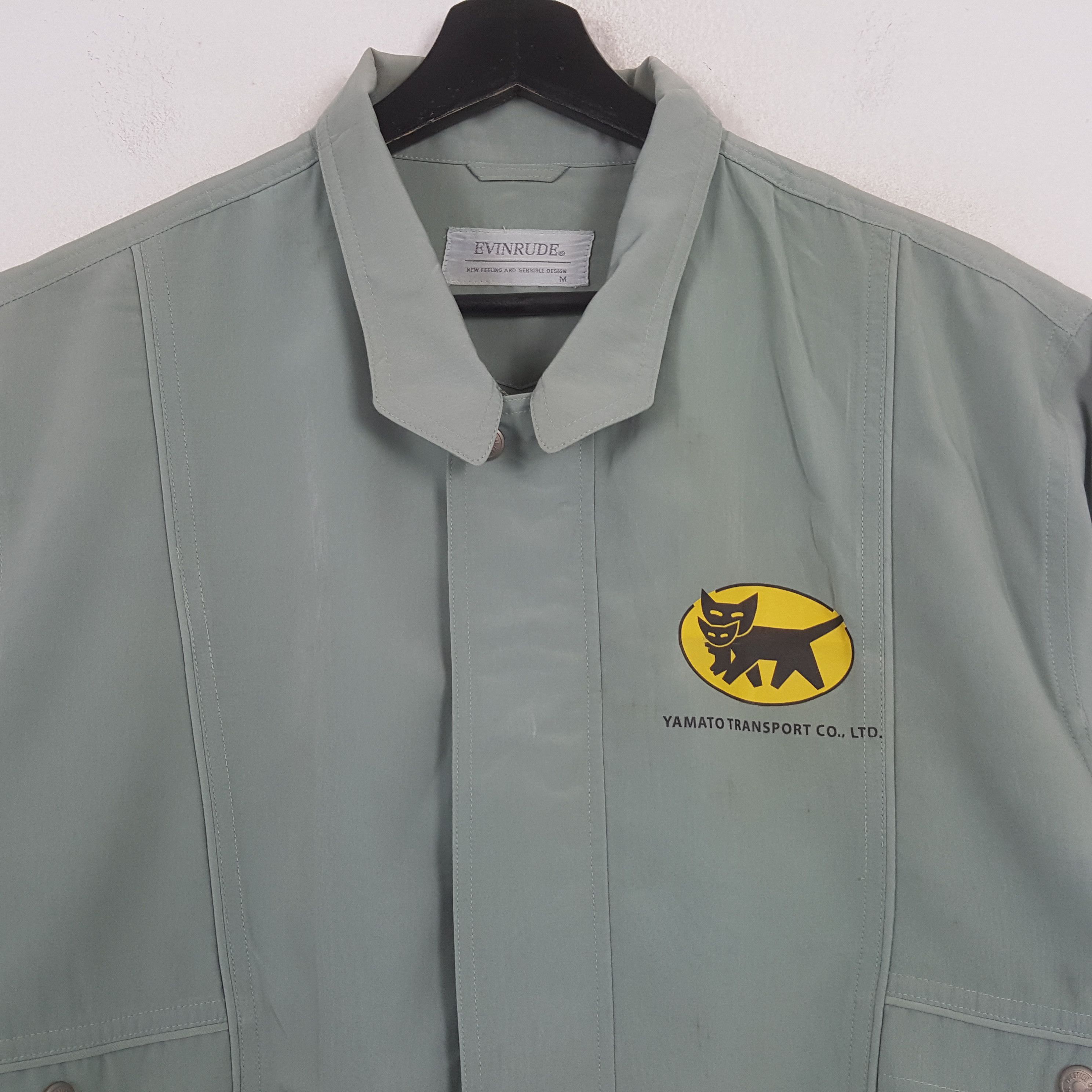 Vintage YAMATO TRANSPORT Japanese Workwear Custom Jacket C290N11 Size US M / EU 48-50 / 2 - 4 Thumbnail