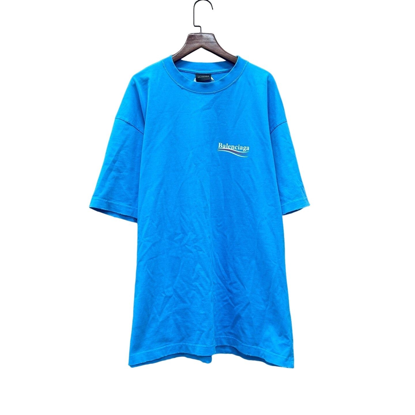 Balenciaga Balenciaga Wave Logo T-Shirt Size S Size US S / EU 44-46 / 1 - 1 Thumbnail