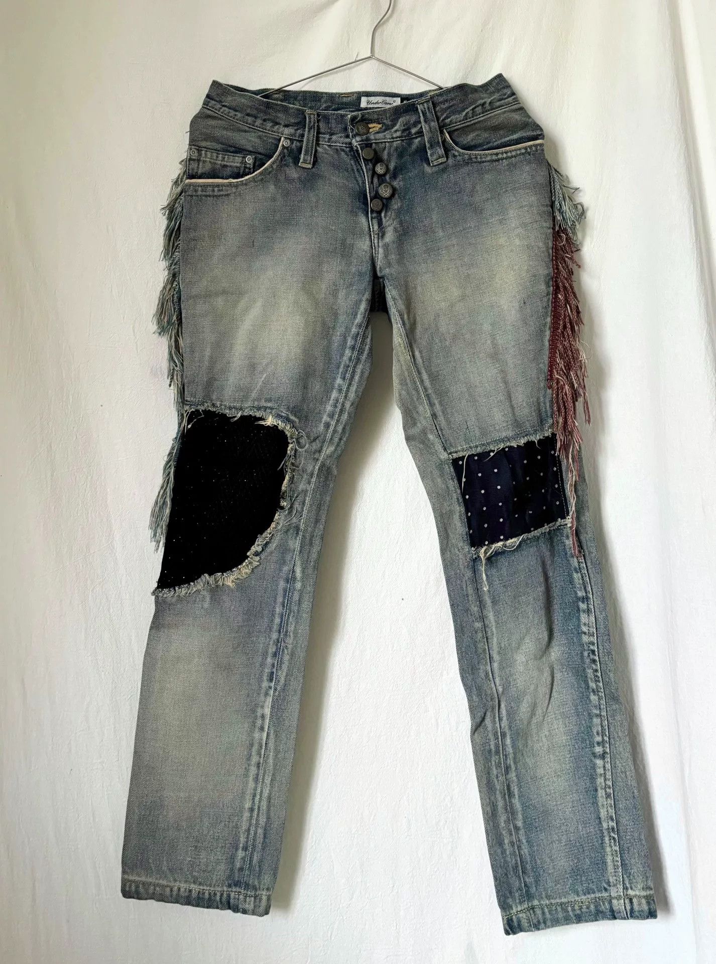 Undercover Undercover 03AW Fringe Mud Jeans Size US 30 / EU 46 - 1 Thumbnail