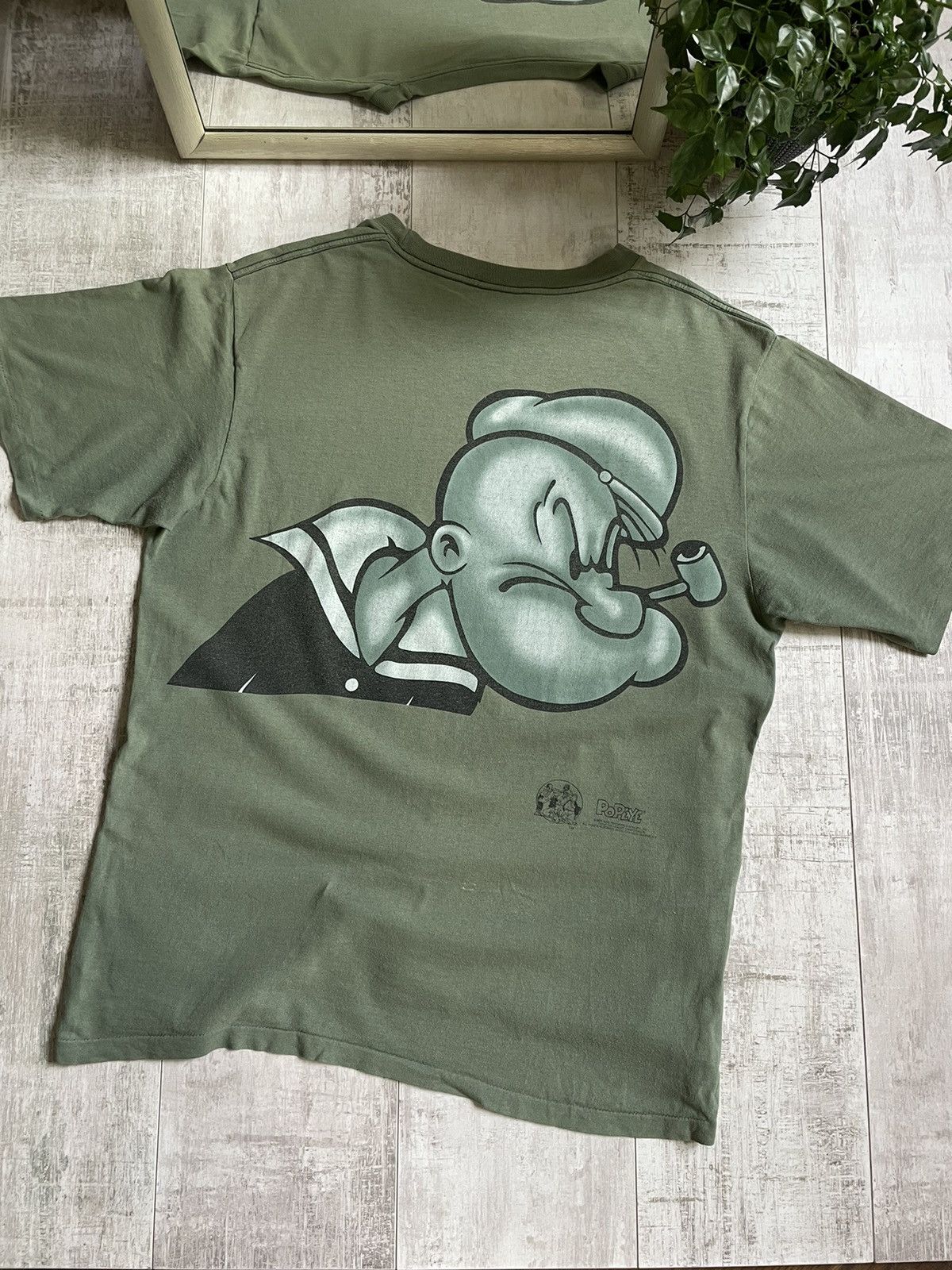 Cartoon Network Vintage Popeye The Sailor 1994 T-Shirt Big Logo RARE Size US XL / EU 56 / 4 - 3 Thumbnail