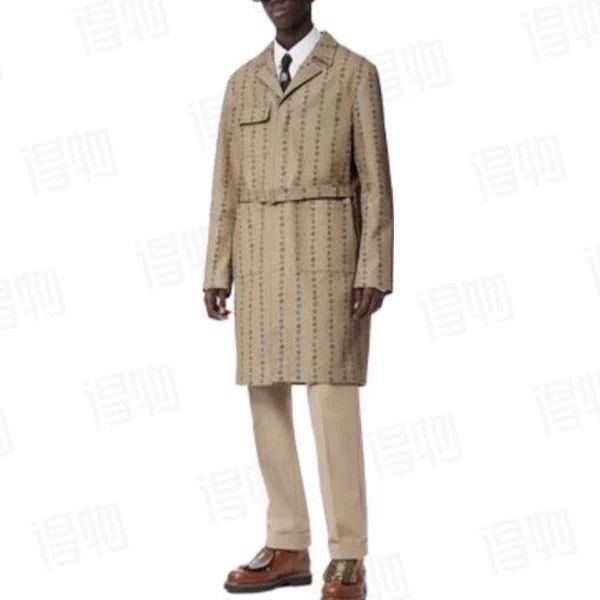 Louis Vuitton LV khaki striped monogram coat 46,48,50,52 NWT Size US M / EU 48-50 / 2 - 1 Thumbnail