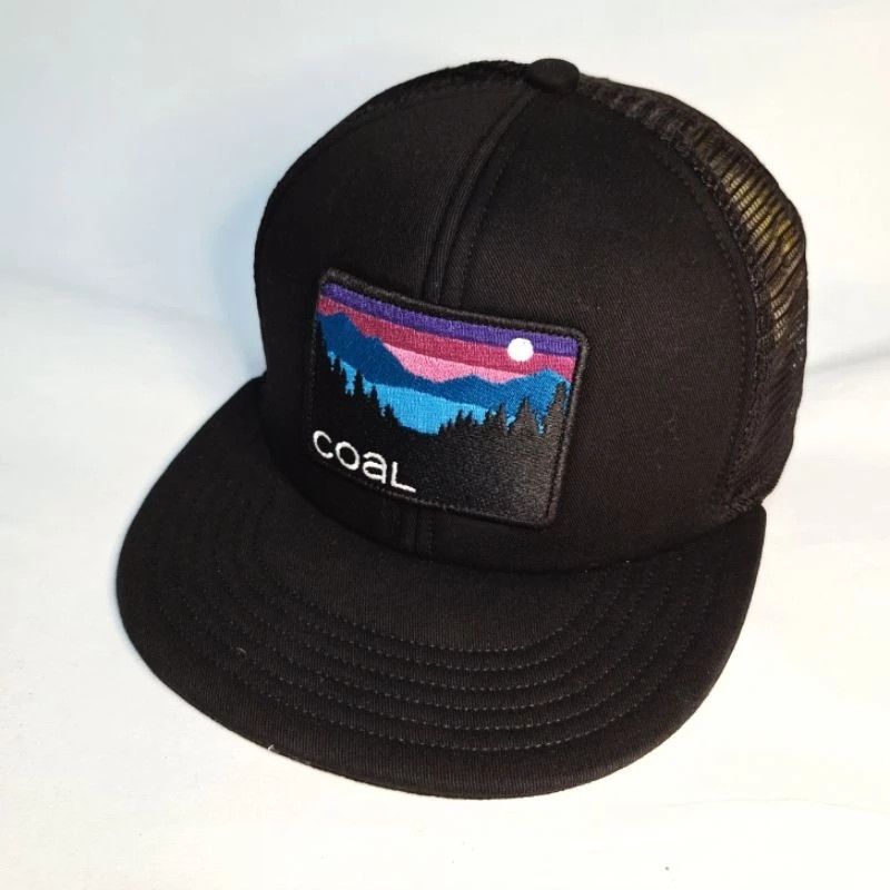 Coal × Vintage Coal Headwear Padded Foam Trucker Cap – Black Snapback Size ONE SIZE - 3 Thumbnail