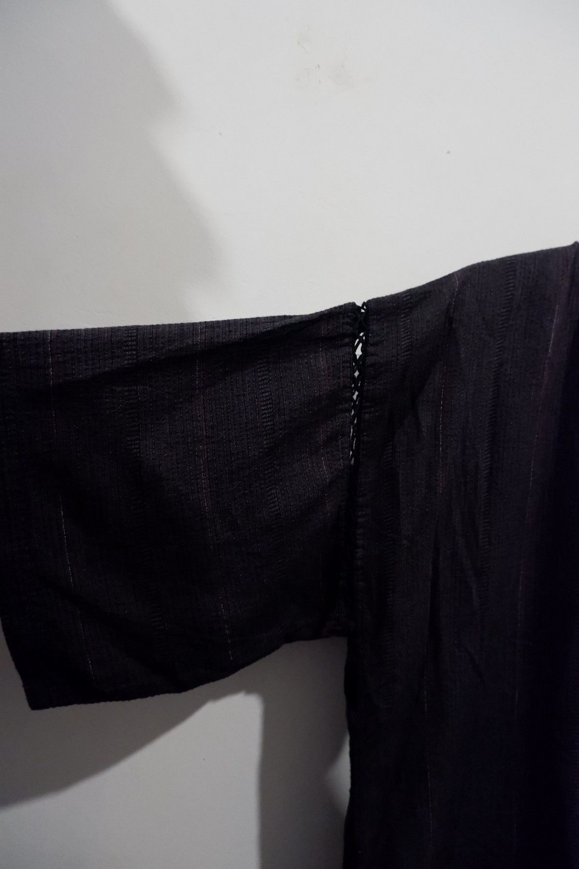 45rpm Vintage Hanten Indigo Japan Linen Kimono Size US L / EU 52-54 / 3 - 4 Thumbnail