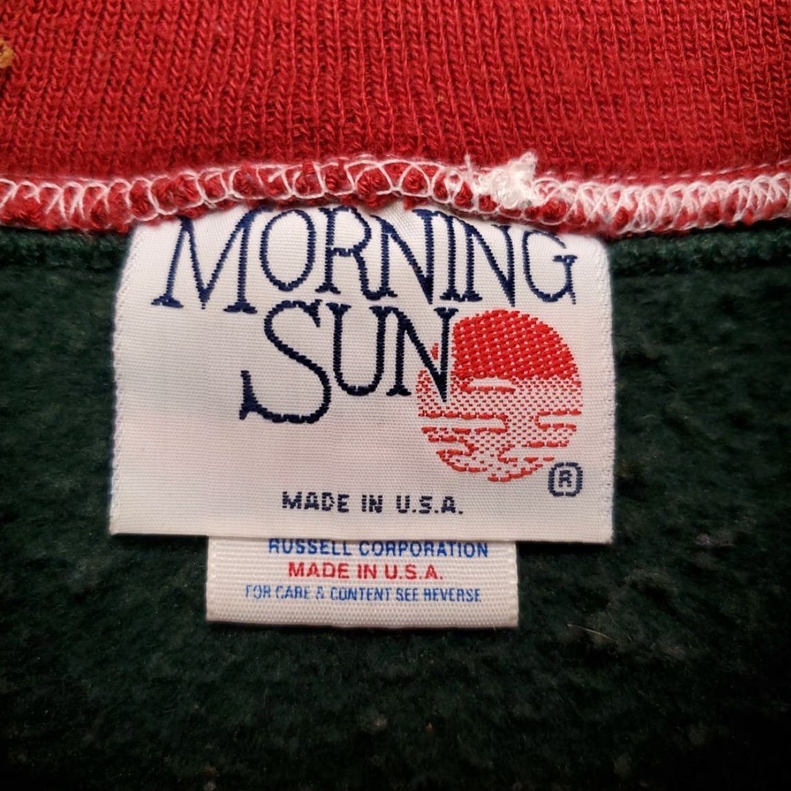 Vintage VINTAGE Morning Sun Sweatshirt Women L Green Country Harvest Cottage 90s Made in USA Size L / US 10 / IT 46 - 6 Thumbnail
