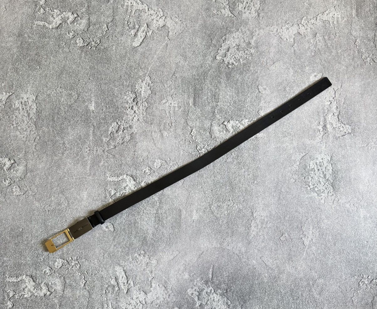 Designer × Jean Paul Gaultier Jean Paul Gaultier black leather Avantgarde belt 90s vintage Size ONE SIZE - 10 Thumbnail