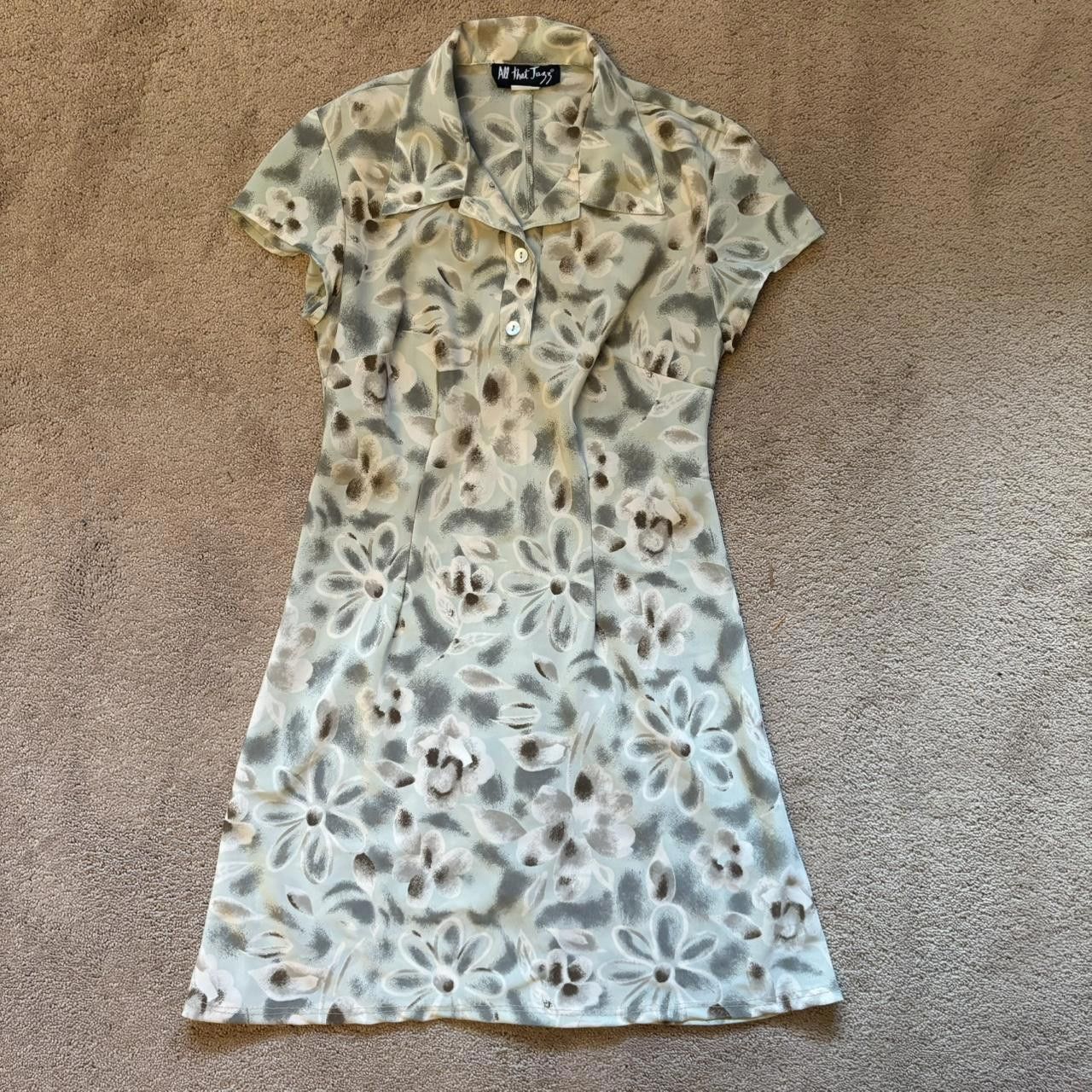 Designer Women's Green and Brown Dress Size S / US 4 / IT 40 - 1 Thumbnail