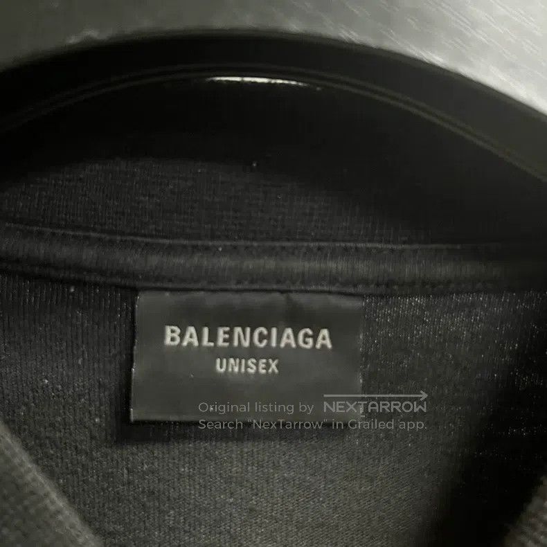Balenciaga Balenciaga Black Letter Print Crew Neck Short Sleeve T-Shi Size US S / EU 44-46 / 1 - 2 Thumbnail