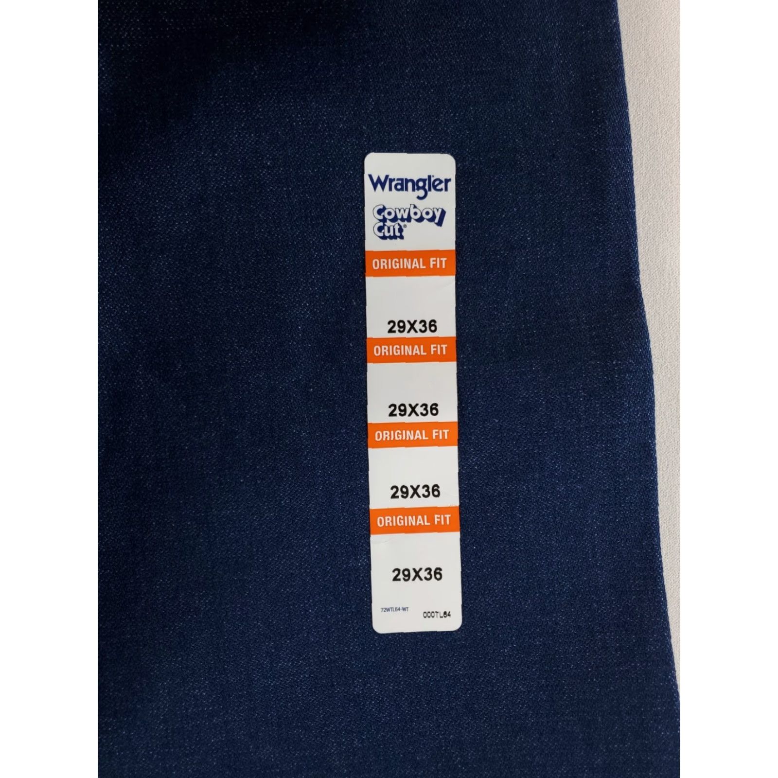 Wrangler Wrangler 13MWZ Jeans Blue Straight Made Mexico Mens 29x36 NWT Size US 29 - 3 Thumbnail