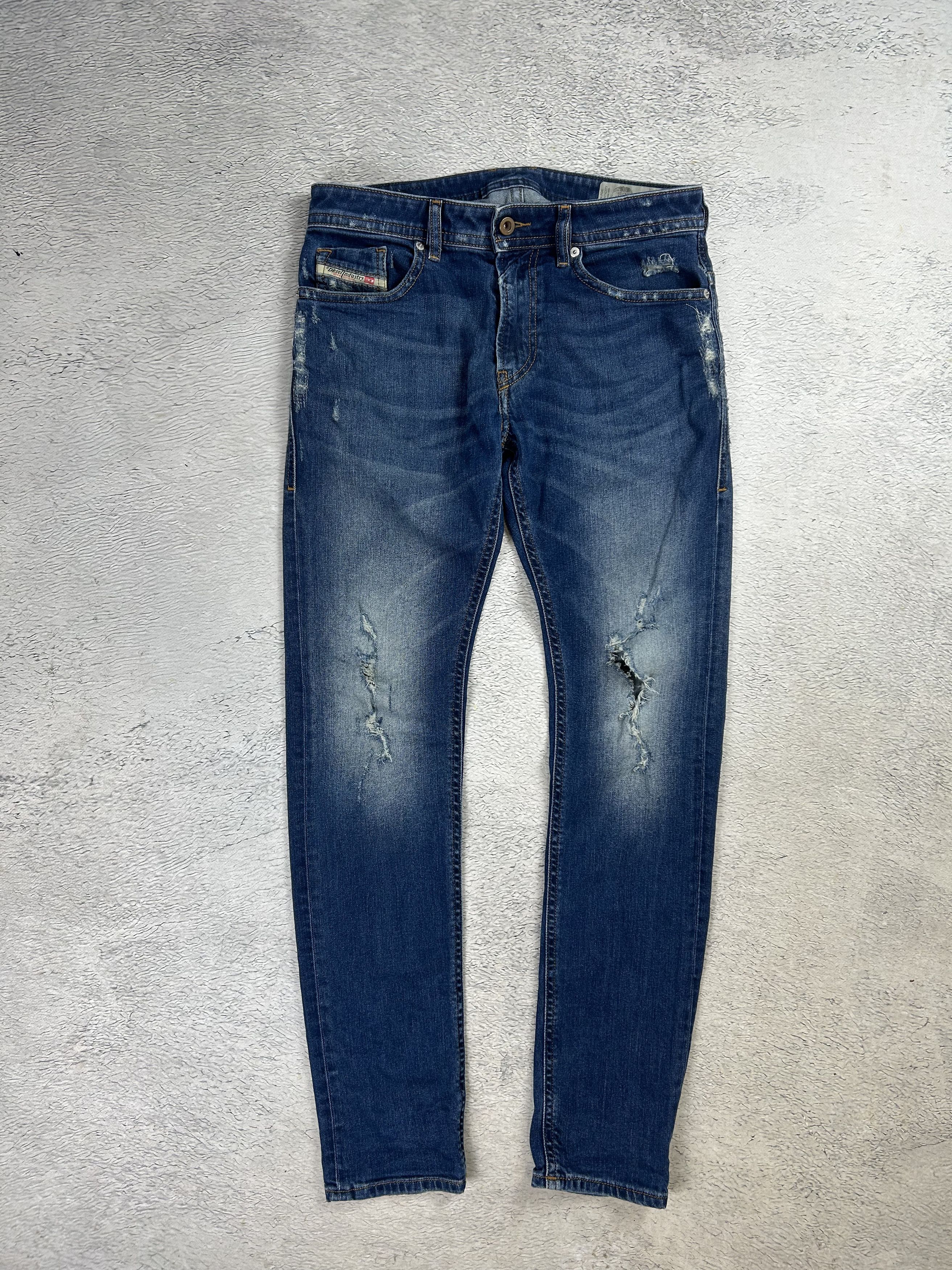 Diesel × Vintage Diesel Thommer Jeans Stretch Slim Skinny Distressed 084YY Size US 29 - 2 Thumbnail