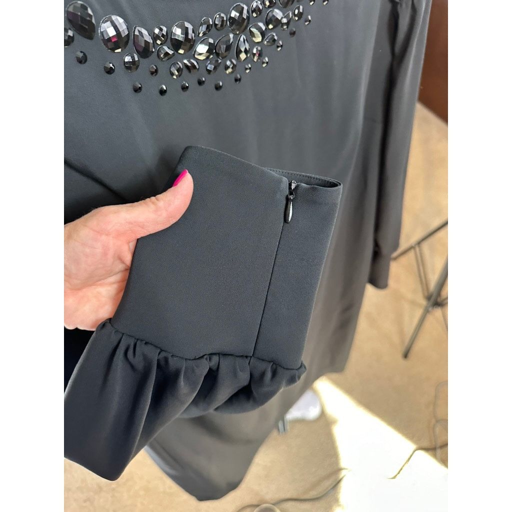 Other SEVERI DARLING DRESS 46 XL BLACK Loose fit MARIA GRAZIA MGS Size XL / US 12-14 / IT 48-50 - 7 Thumbnail