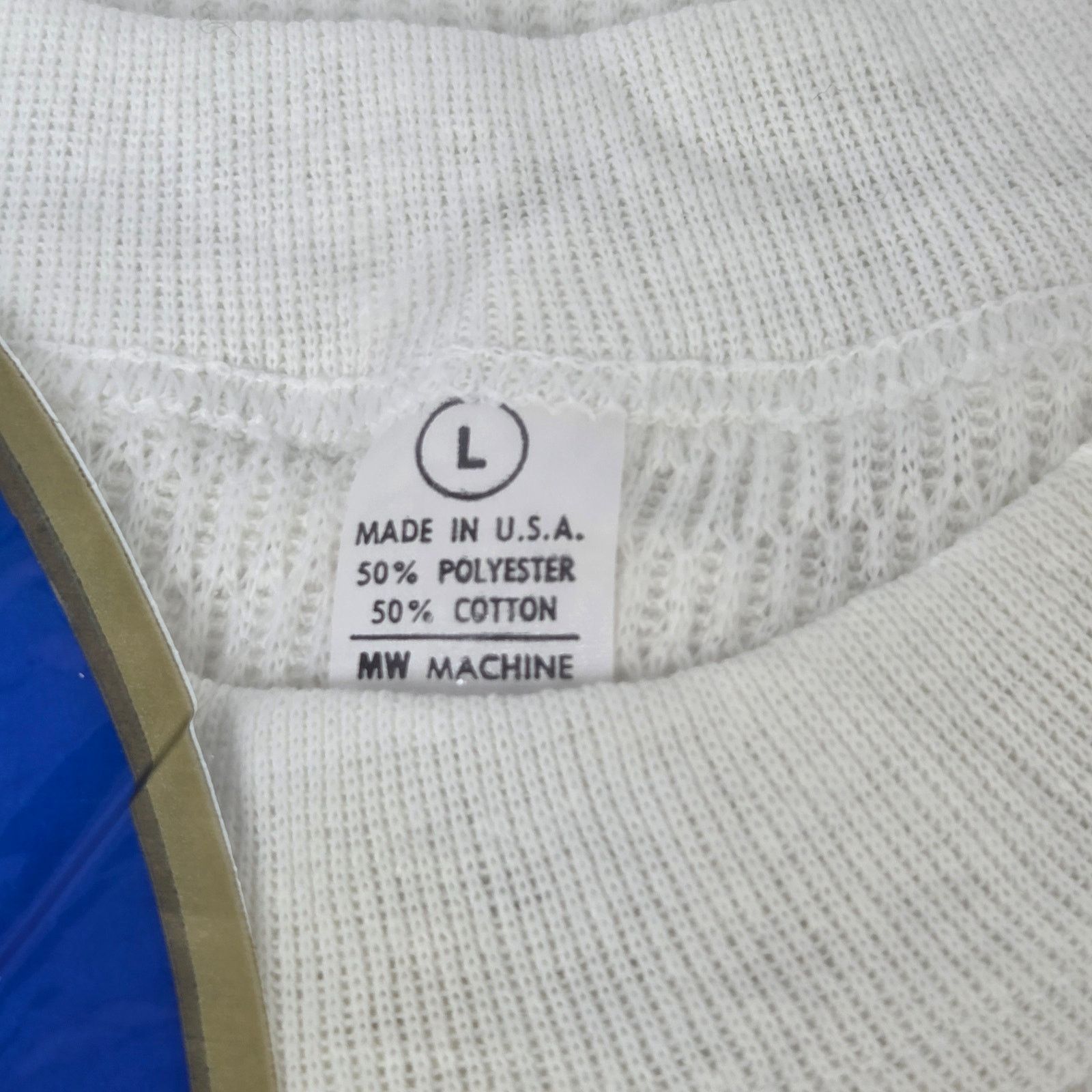 JCPenney JCPenney Vintage Thermal Shirt USA Made Waffle Knit NOS Size L / US 10 / IT 46 - 3 Thumbnail
