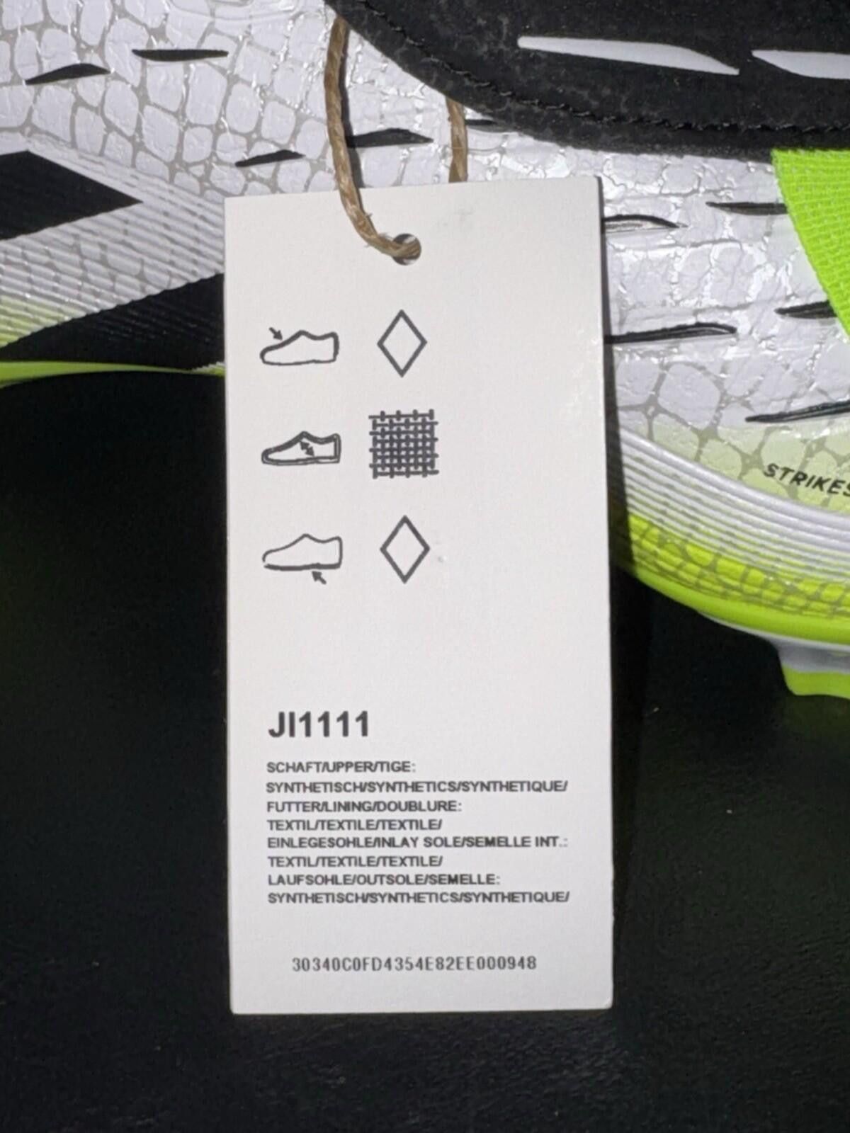 Adidas Adidas Predator League Soccer Cleats White Black Lemon Men's Size ONE SIZE - 9 Thumbnail