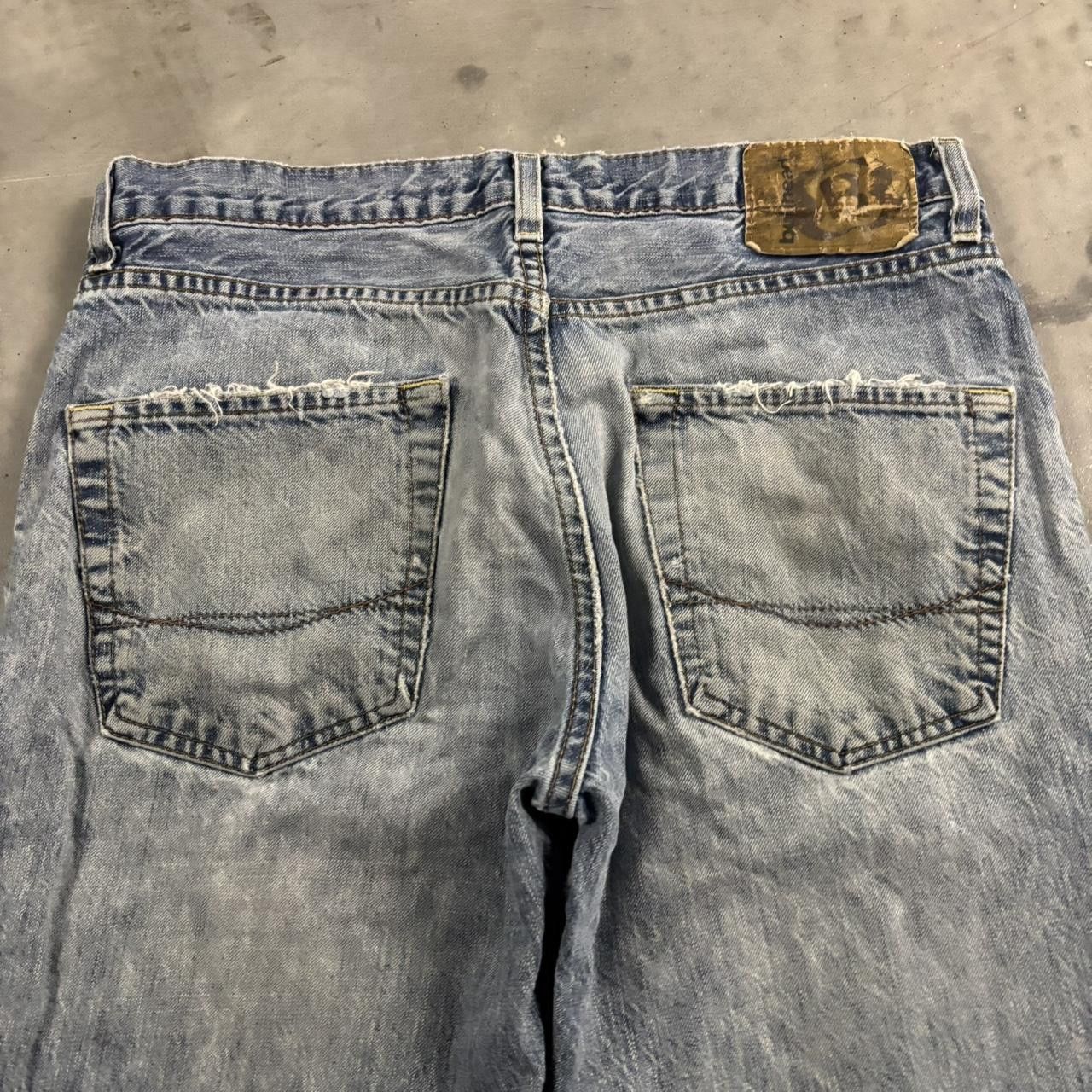 Vintage Crazy Vintage Y2K/2000s Grunge Faded Distressed Denim Jeans! 31x30 Size US 31 - 7 Thumbnail
