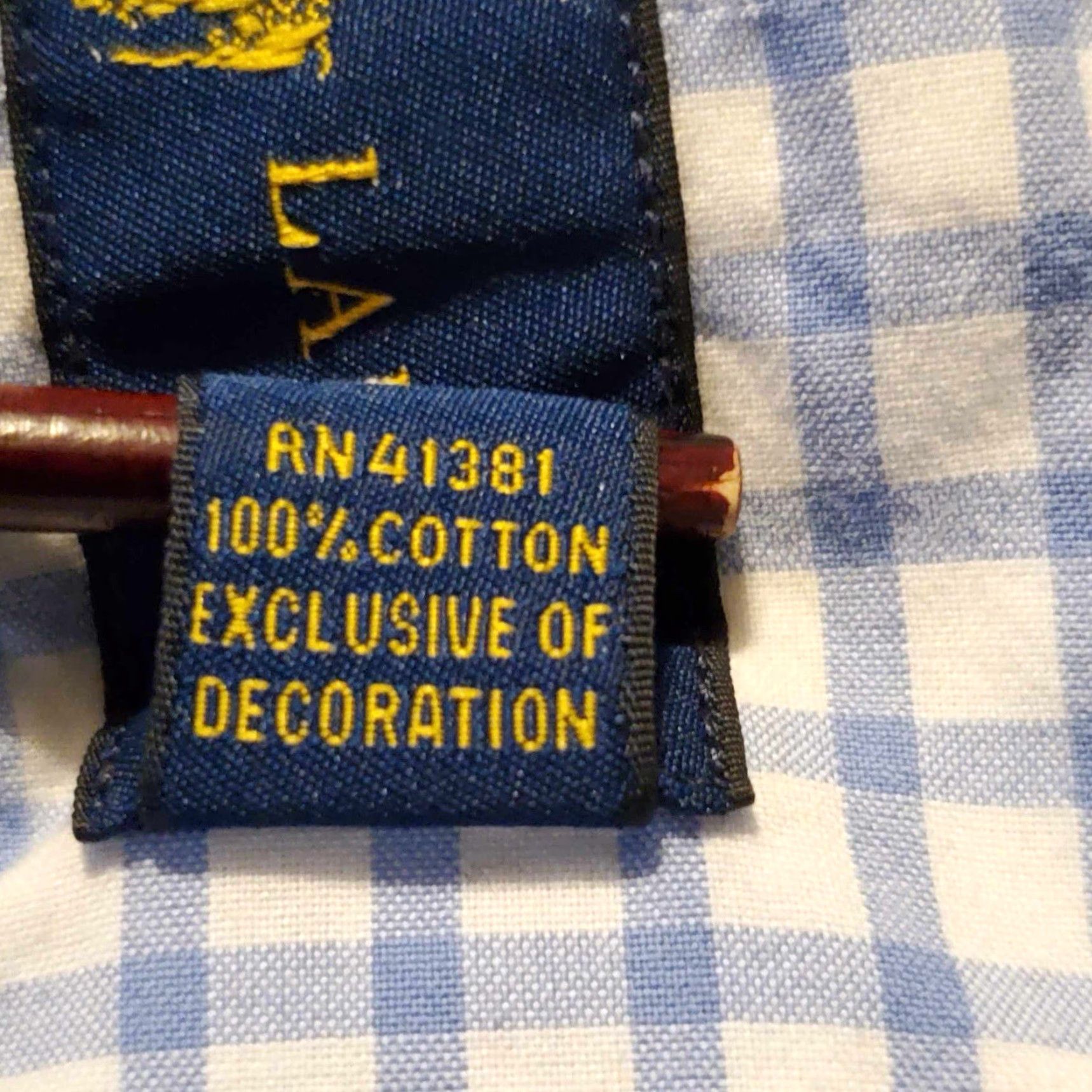 Polo Ralph Lauren Polo Ralph Lauren Shirt L Mens Blue Gingham Check Custom Fit Short Sleeve Shirt Size US L / EU 52-54 / 3 - 6 Thumbnail