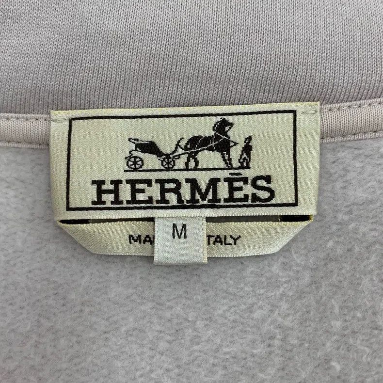 Hermes Hermes Light Purple Cotton Hooded Drawstring Zipper Long S Size M / US 6-8 / IT 42-44 - 5 Thumbnail