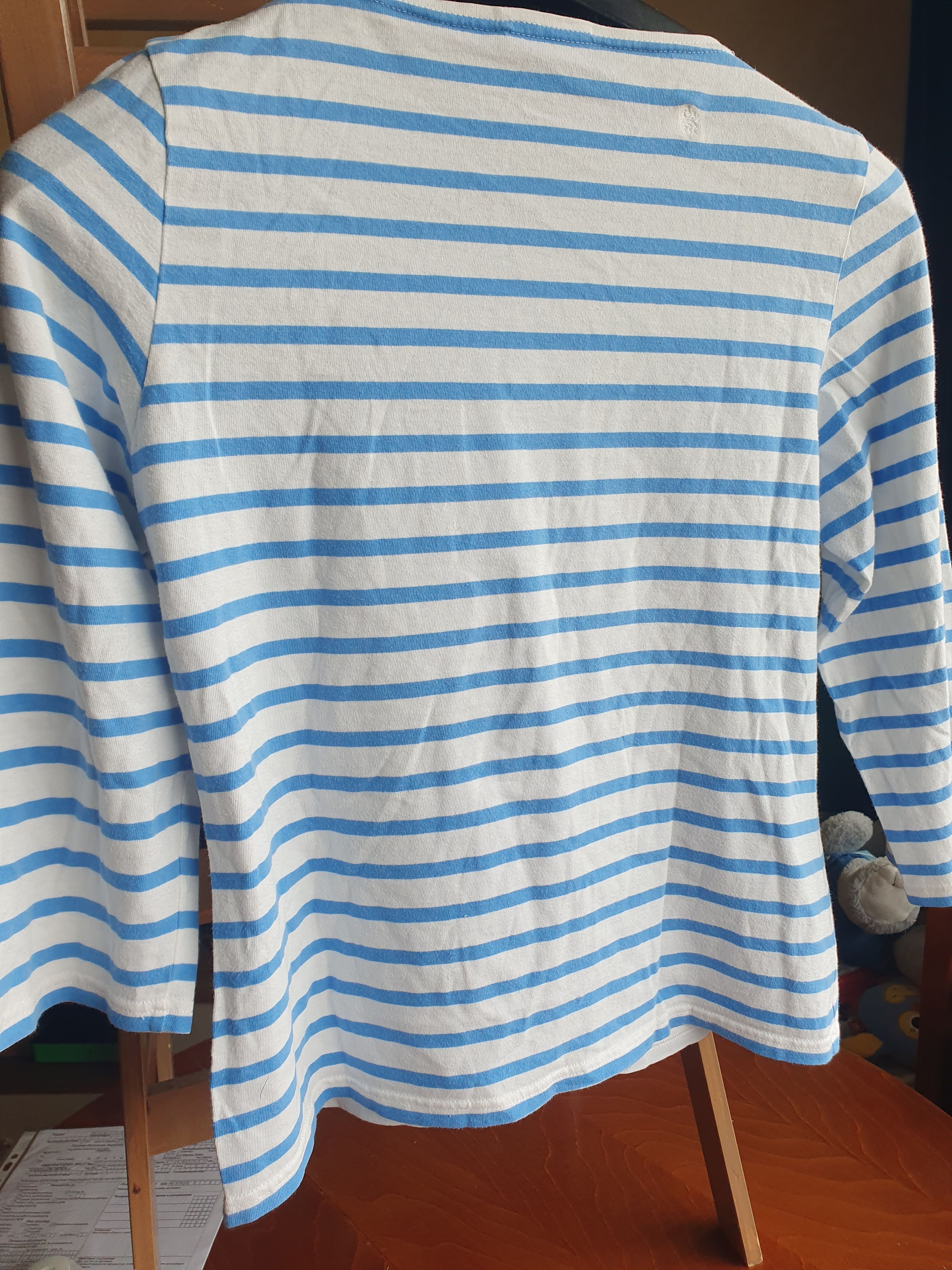 Saint James × Swagger Saint James Breton Sailor Striped 3/4 Sleeve Top sz US6/GB10 Size M / US 6-8 / IT 42-44 - 8 Thumbnail