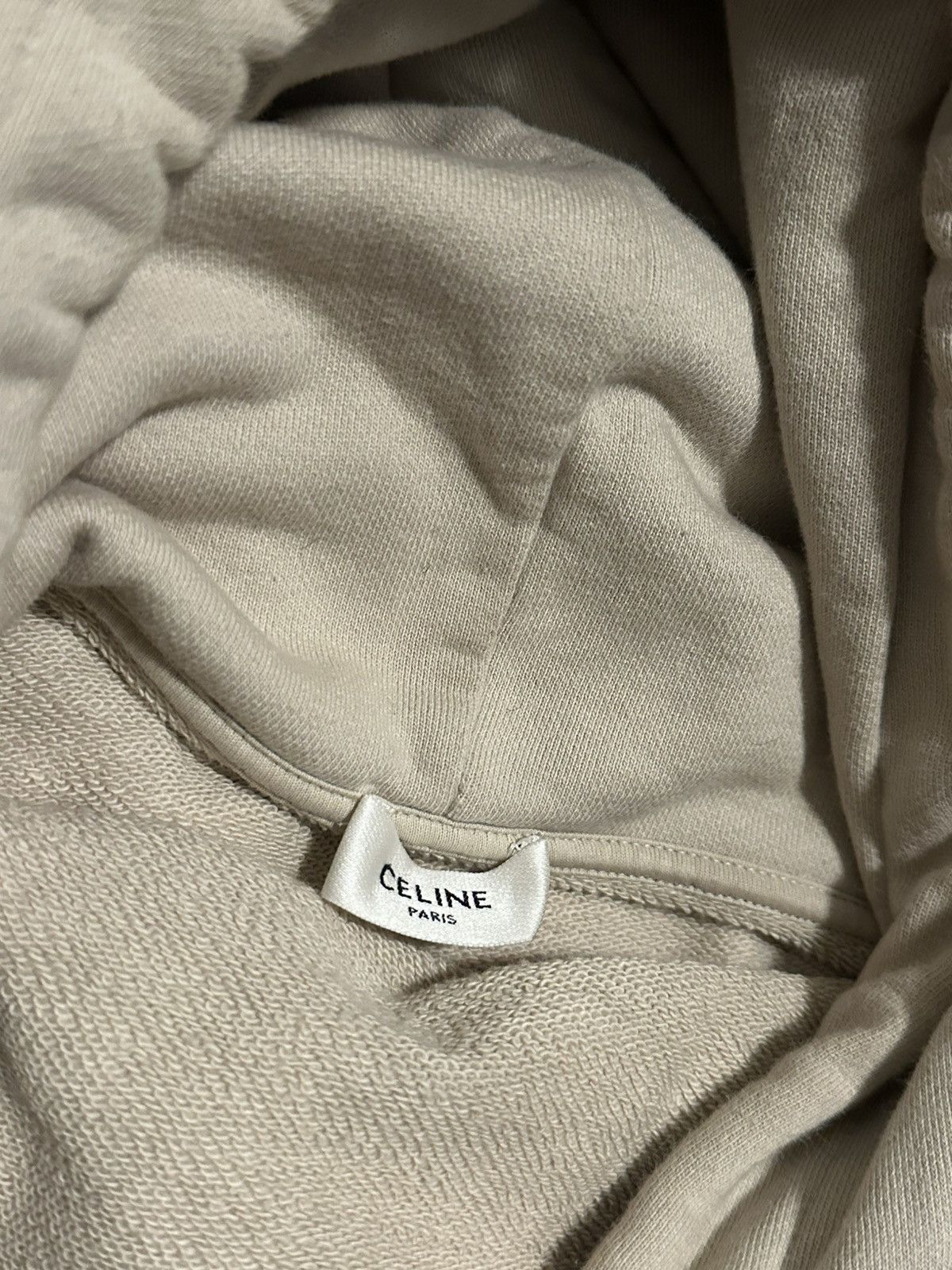 Celine Celine Loose Cotton Fleece Hoodie Size US M / EU 48-50 / 2 - 4 Thumbnail