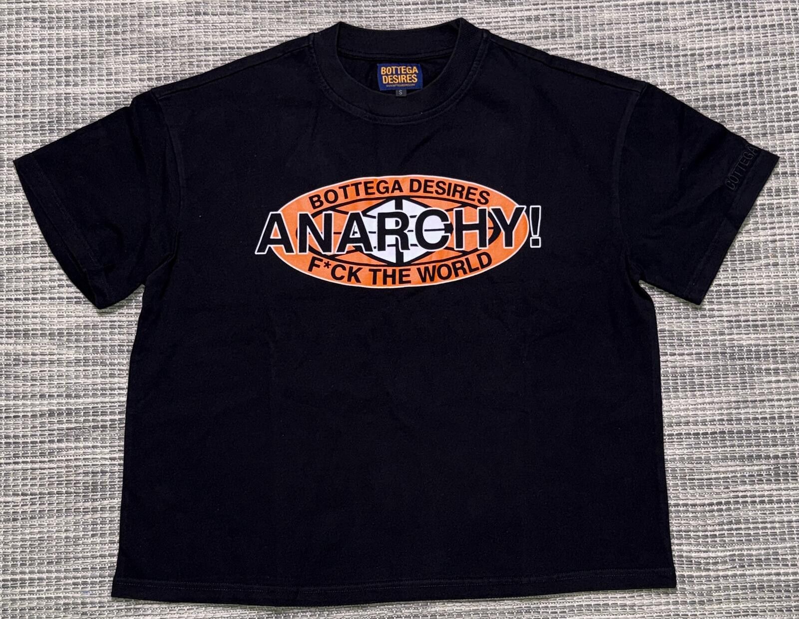 Bottega Desires Bottega Desires Black Anarchy Tee Size US S / EU 44-46 / 1 - 1 Thumbnail