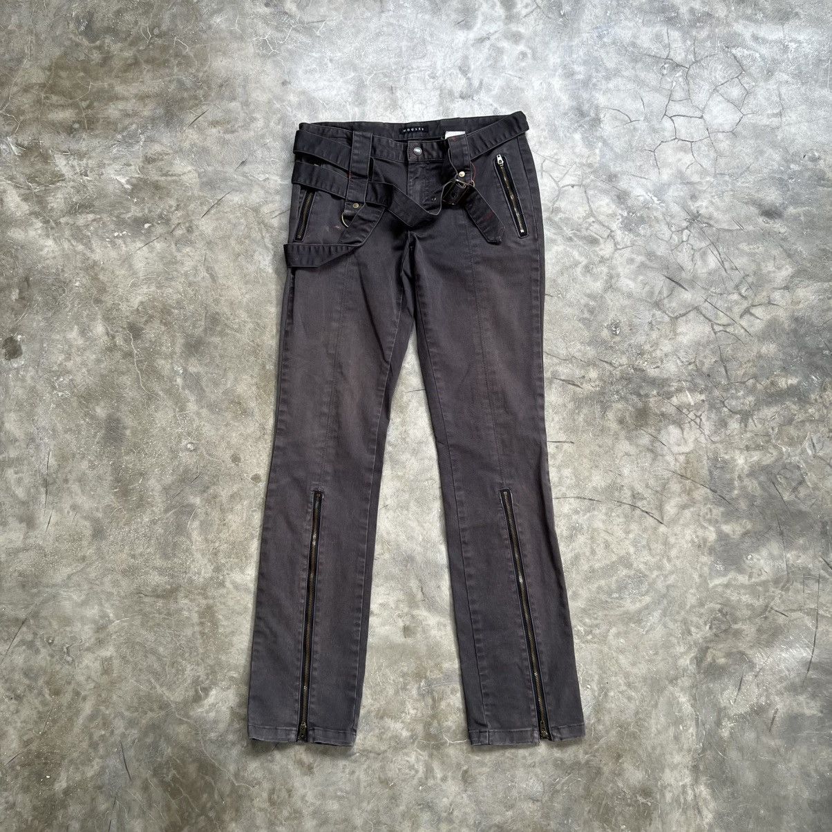 Undercover 2000s Moussy Undercover Washed Bondage Bottom Zip Pants Size US 27 - 2 Thumbnail