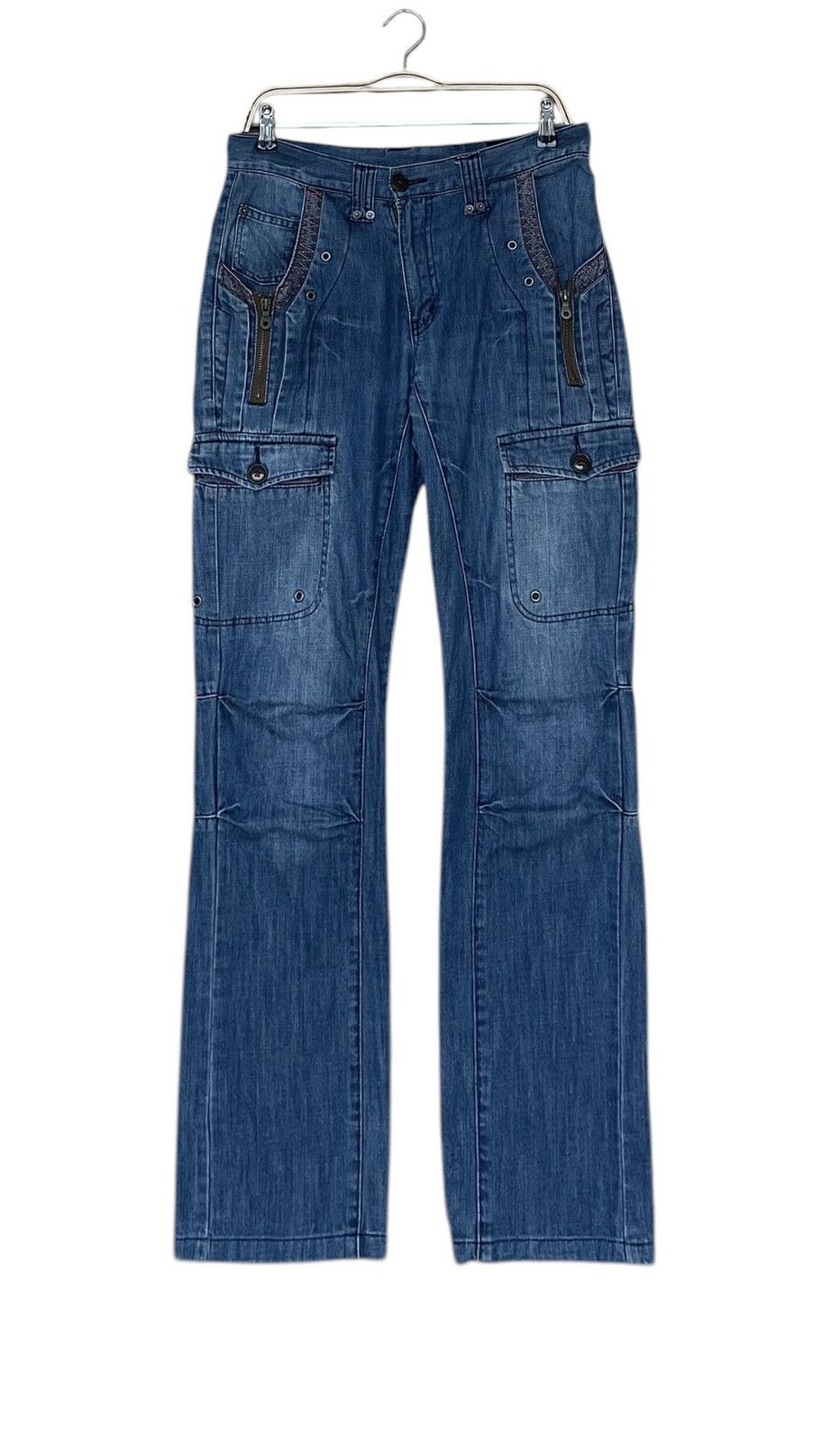 Japanese Brand × Vintage × semanticdesign Vintage Japanese Brand Semantic Design Jeans 2000s Size US 29 - 1 Thumbnail
