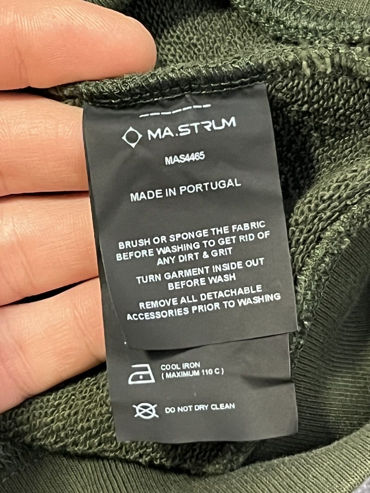 MA.STRUM MA.STRUM Khaki Hoodie Size US S / EU 44-46 / 1 - 6 Thumbnail
