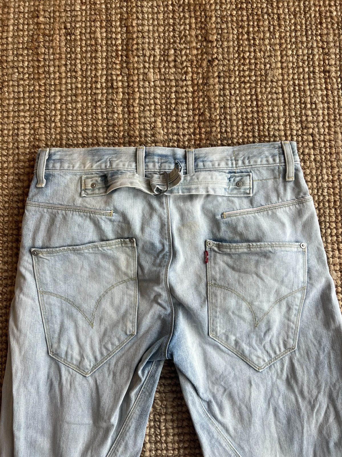 Levi's Levis Engineered Jeans Buckle Back Tag W31 Actual 32x32.5 Size US 31 - 7 Thumbnail