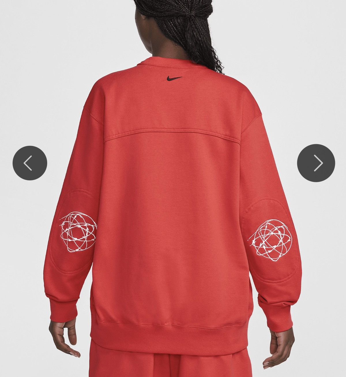 Futura × Nike Breaking Crewneck Women’s XXL - Light Crimson FZ0256-696 Size XXL / US 16-18 / IT 52-54 - 3 Thumbnail