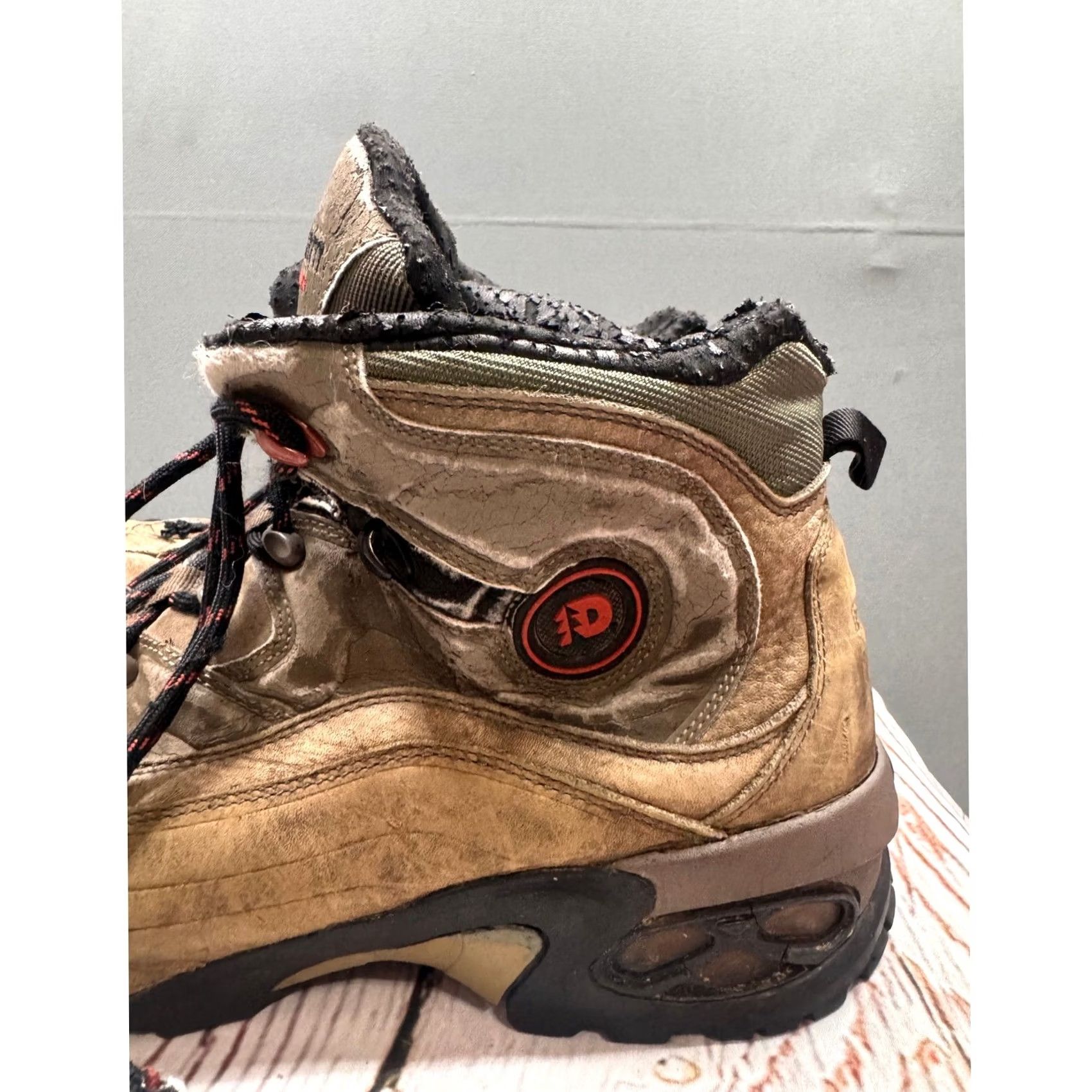 Vintage Dunham Cloud Mens Brown Waterproof Hiking Boot Size 13 B Distressed Size US 13 / EU 46 - 2 Thumbnail
