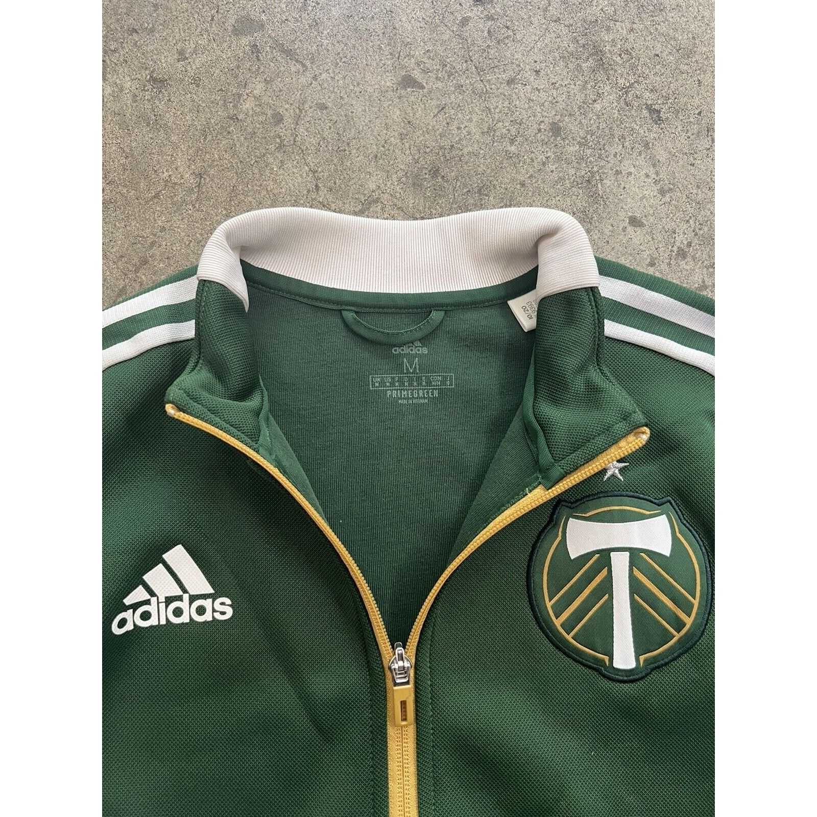 Adidas Mens Adidas MLS Portland Timbers Anthem Jacket Full Zip M Size US M / EU 48-50 / 2 - 4 Thumbnail