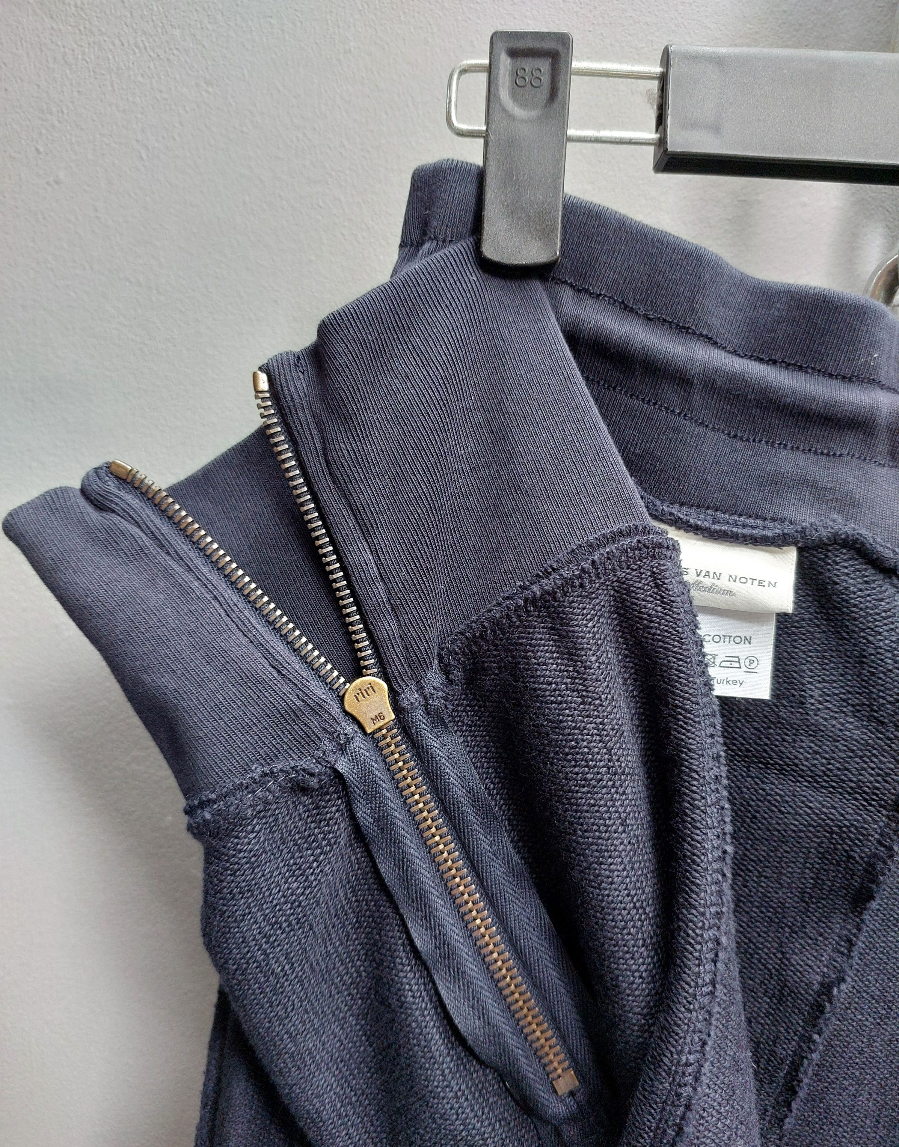Dries Van Noten Dries Van Noten Jersey Zipper Sweatpants Size US 33 - 13 Thumbnail